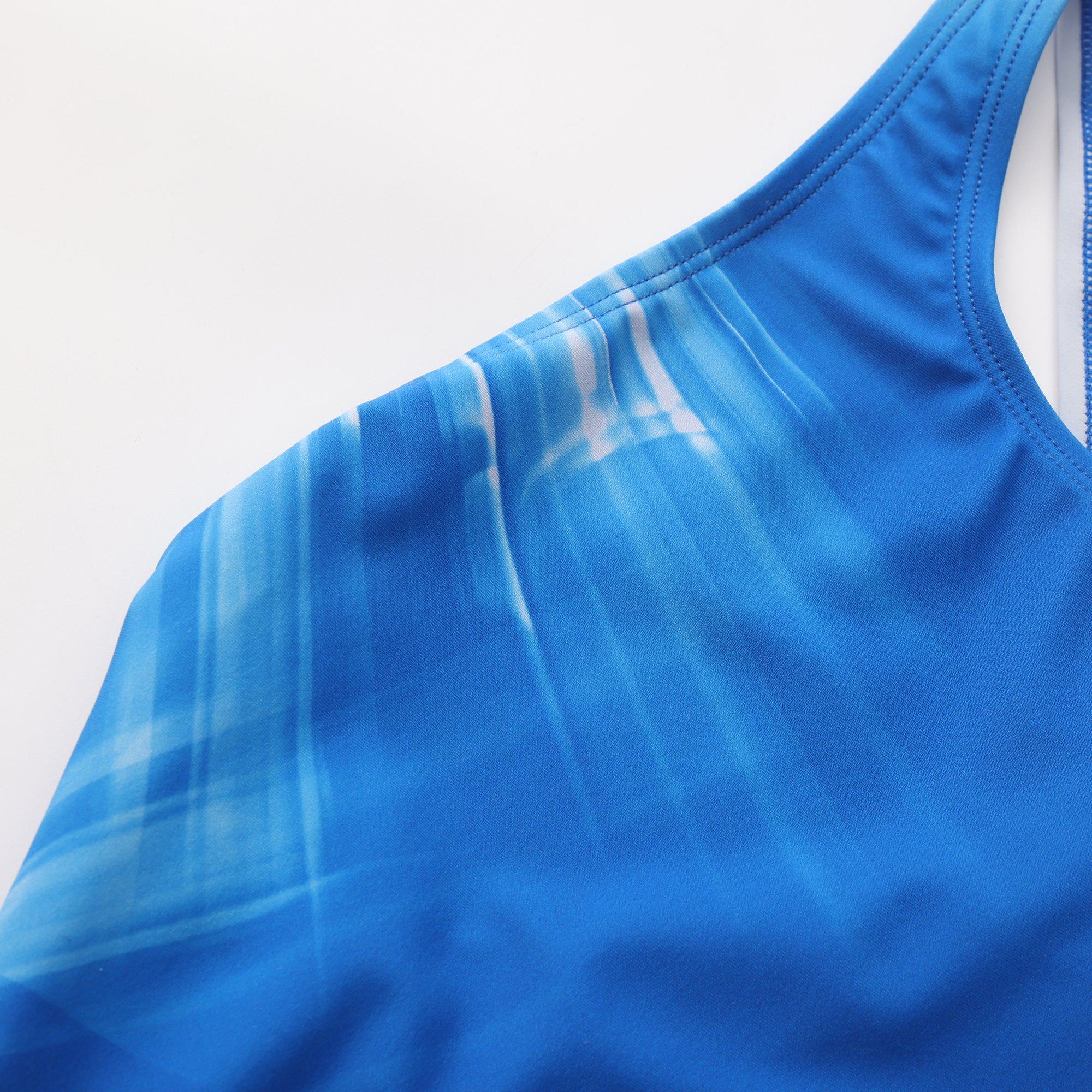 Subtle Ripple - Slazenger - Muscle-Back Suit with Strobe Print Womens - 6