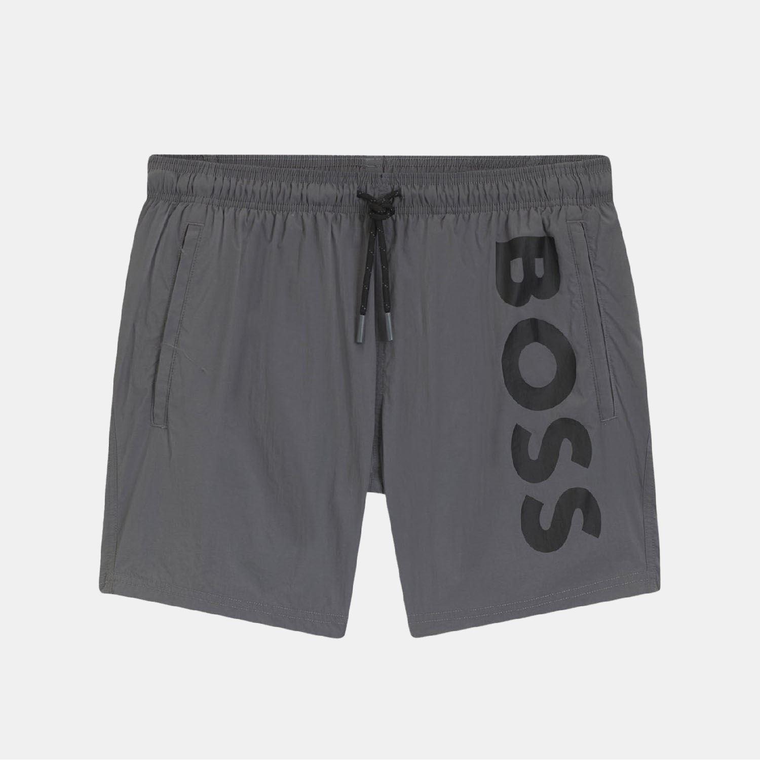 Grau - Boss - Boss Octopus 10259623 01 Swim Short Mens - 1