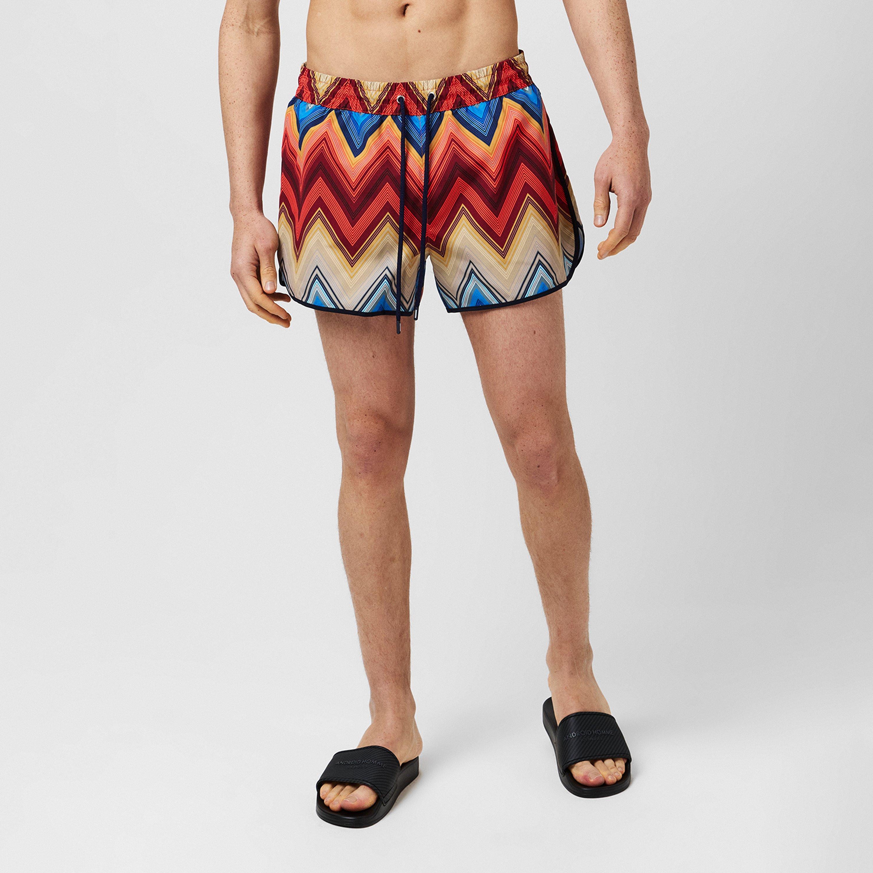 Orange SM9LR - Missoni - Men's Big Swimming Swim Shorts - 3