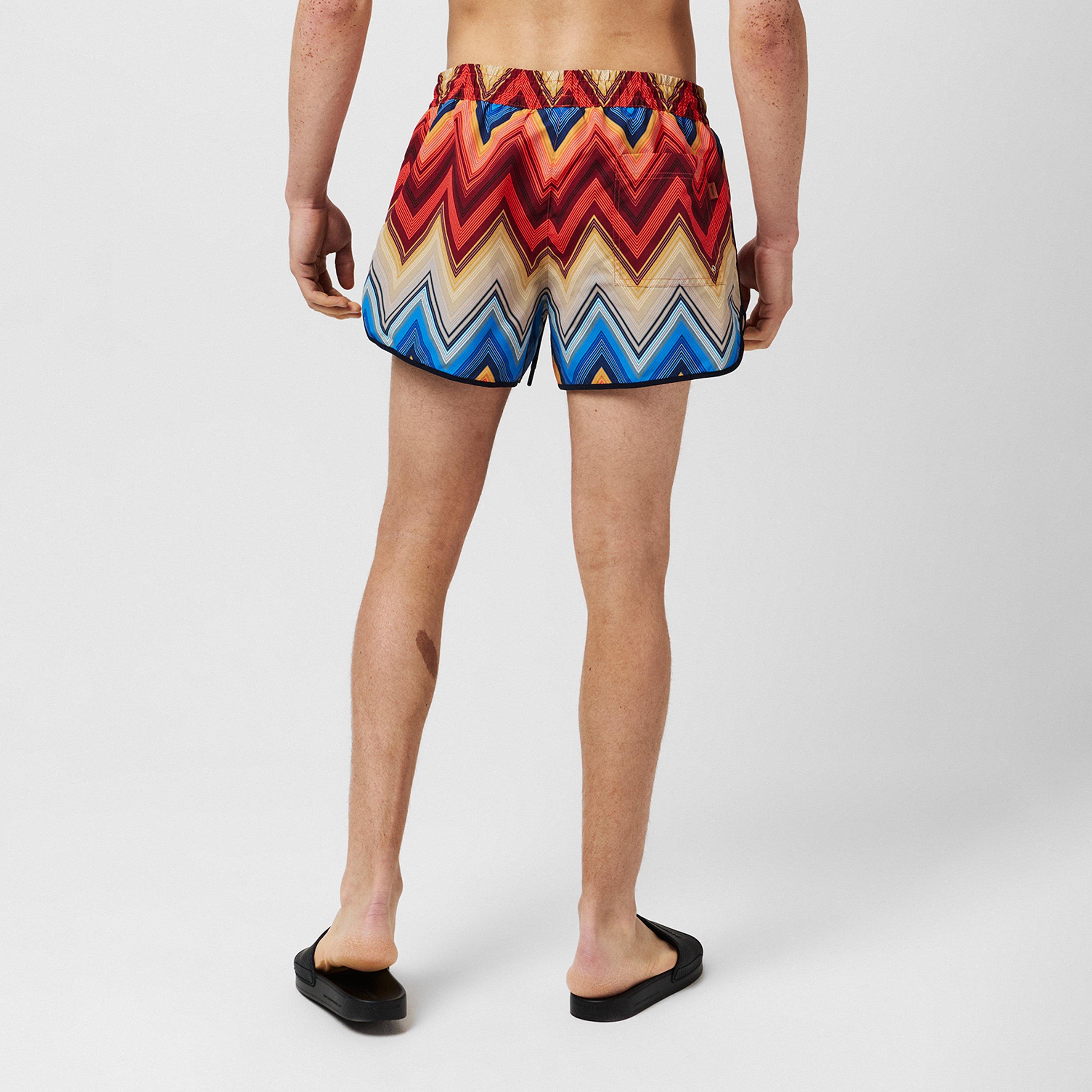 Orange SM9LR - Missoni - Men's Big Swimming Swim Shorts - 4