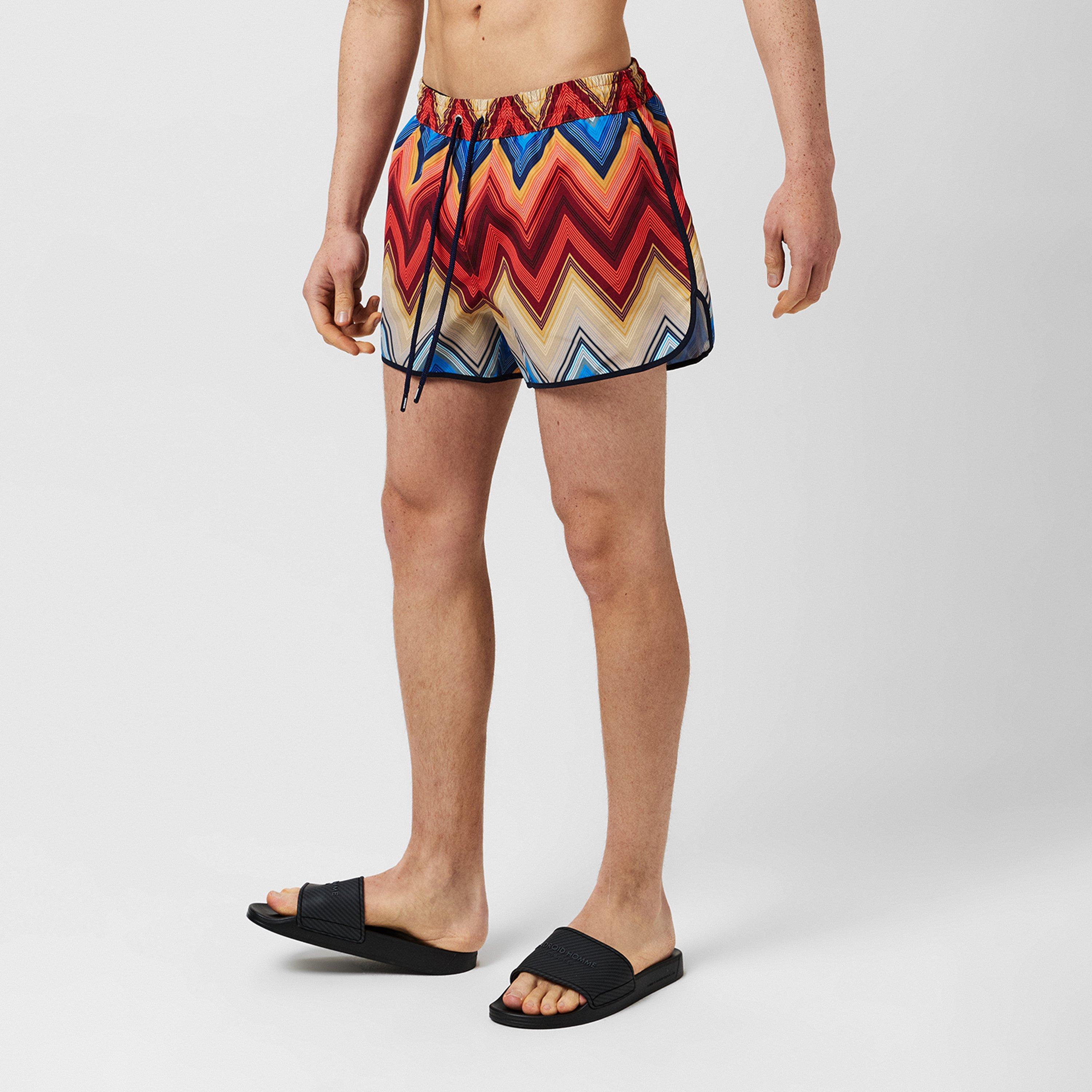 Orange SM9LR - Missoni - Men's Big Swimming Swim Shorts - 5
