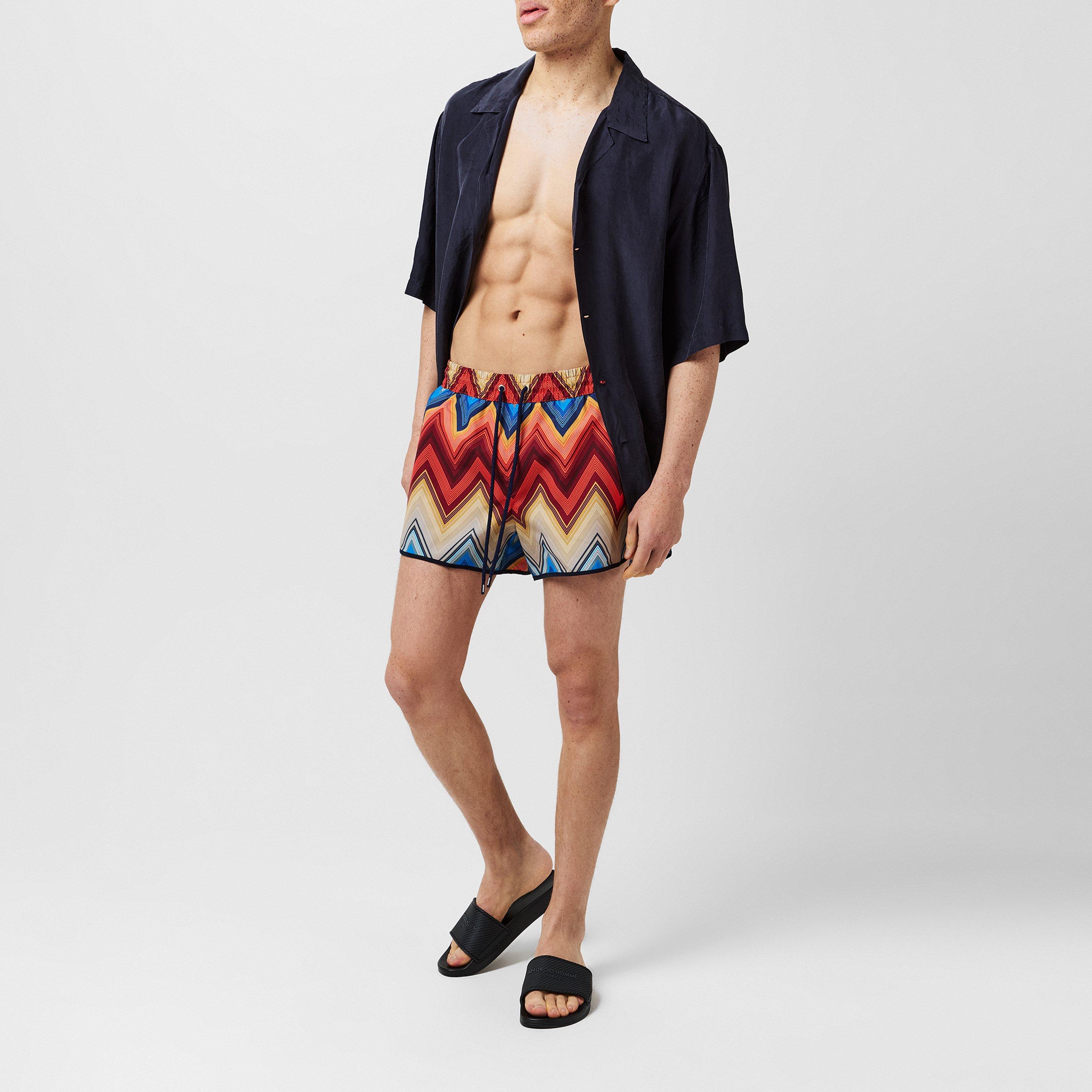 Orange SM9LR - Missoni - Men's Big Swimming Swim Shorts - 6