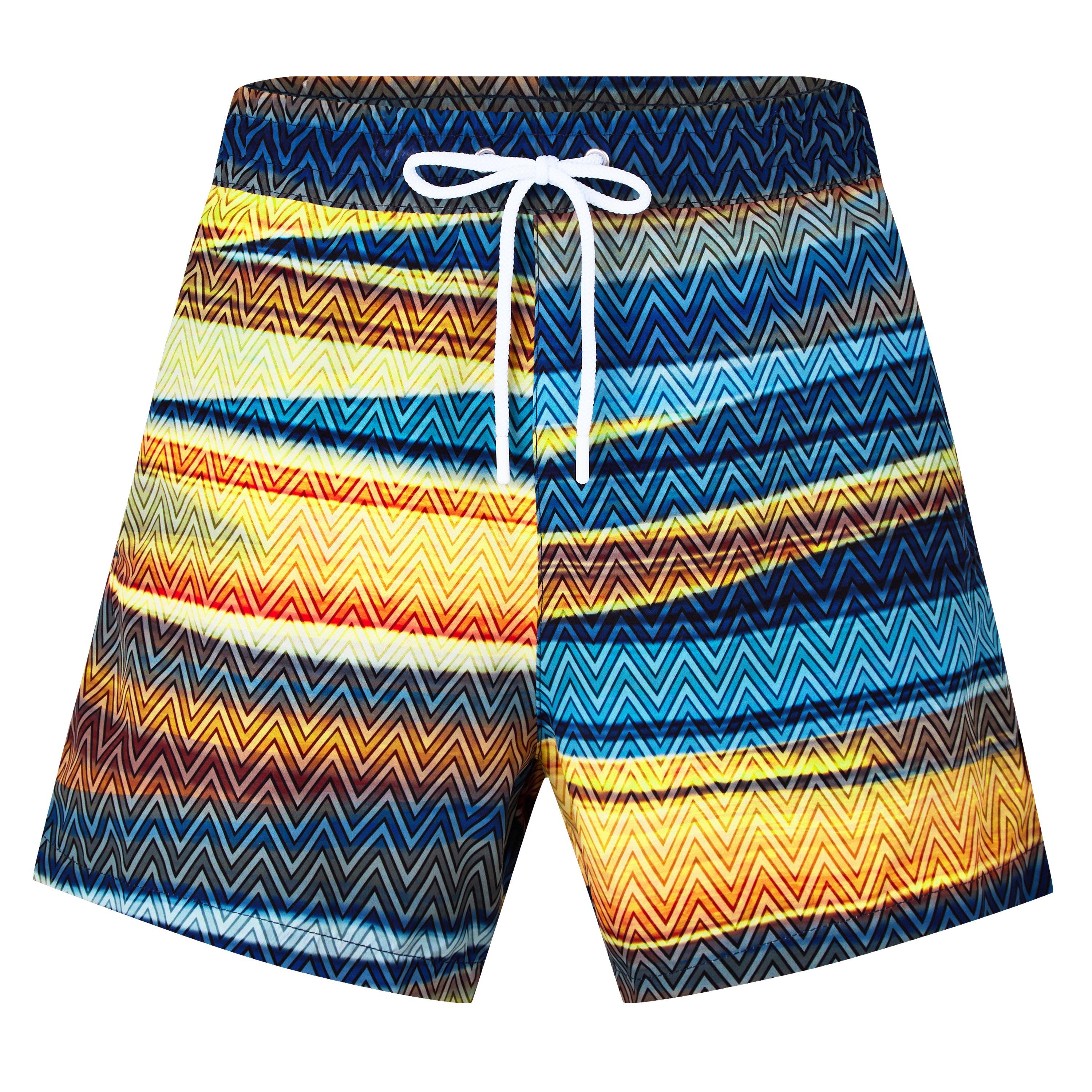 Missoni Men's Striped Quick-Drying Swim Shorts - SM9LU - Medium