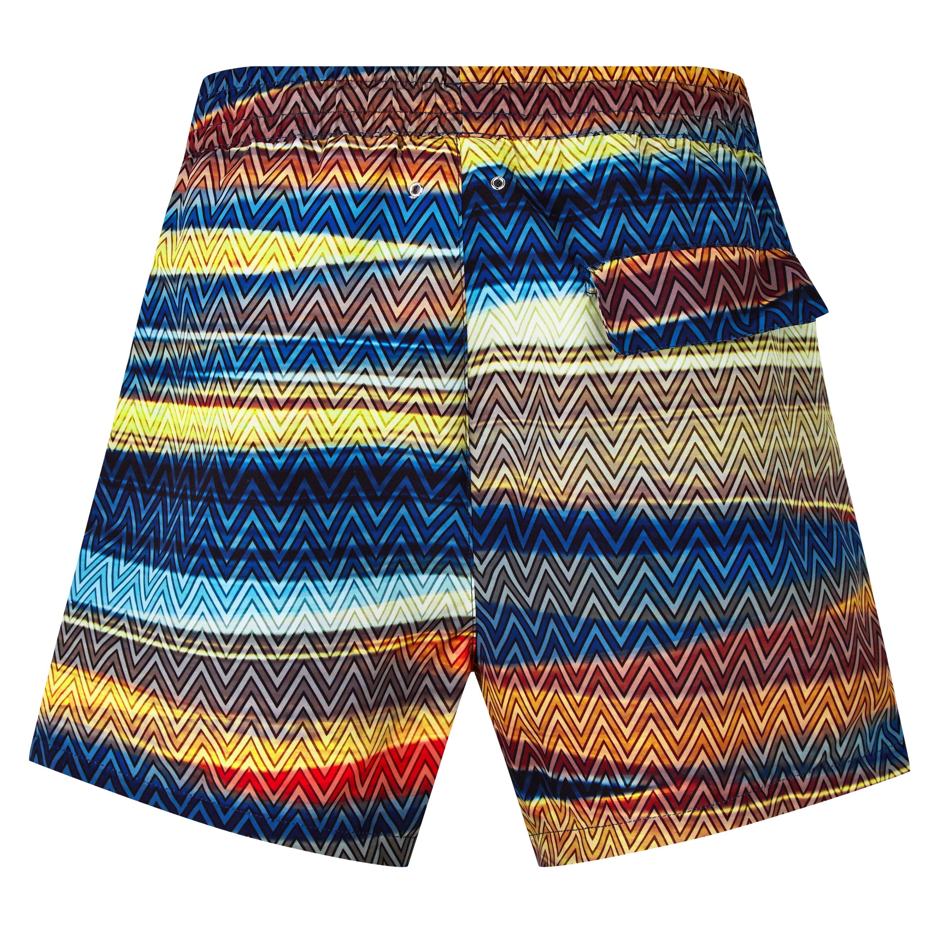 Multi SM9LU - Missoni - Men's Striped Swim Shorts - 2