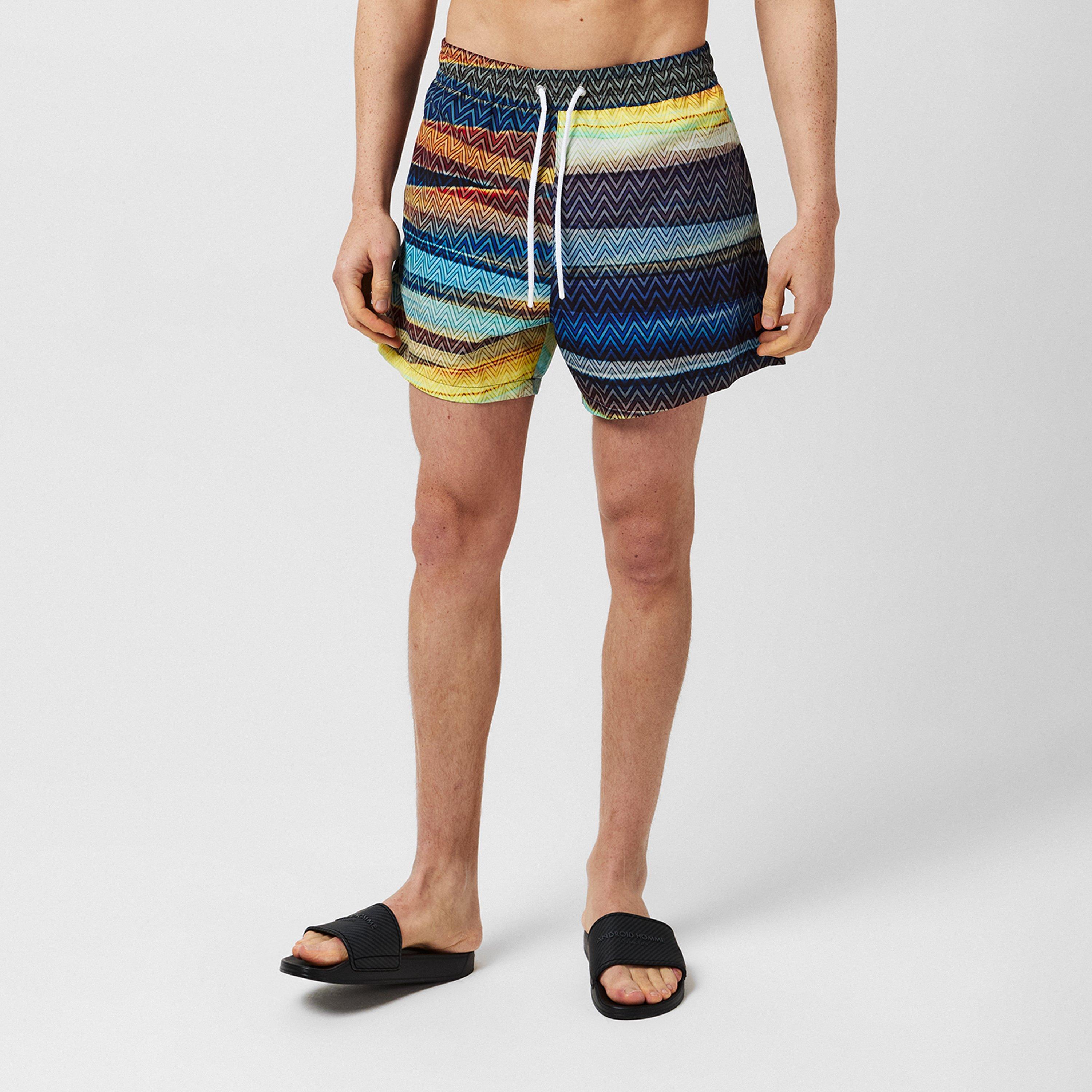 Multi SM9LU - Missoni - Men's Striped Swim Shorts - 3