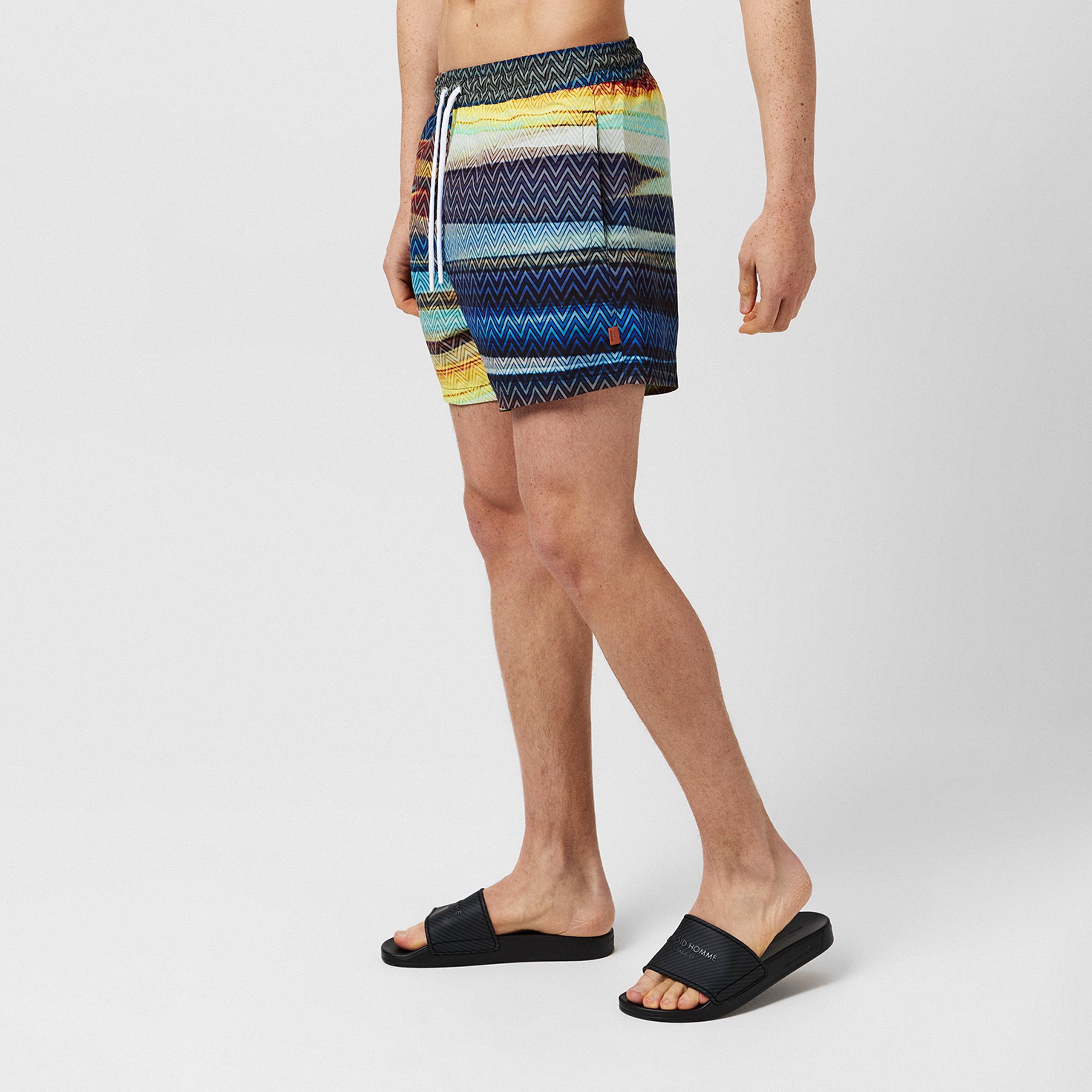 Multi SM9LU - Missoni - Men's Striped Swim Shorts - 5