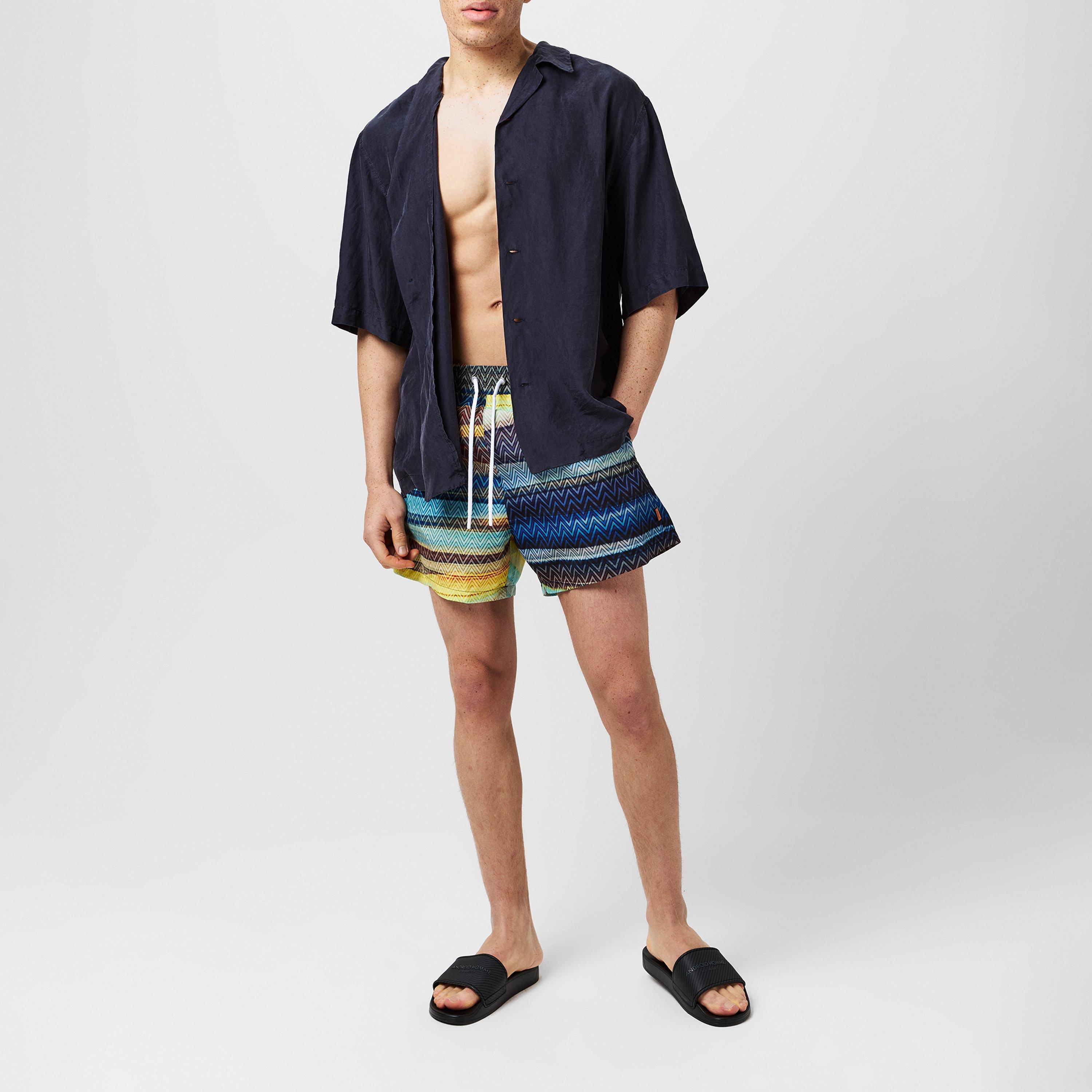 Multi SM9LU - Missoni - Men's Striped Swim Shorts - 6