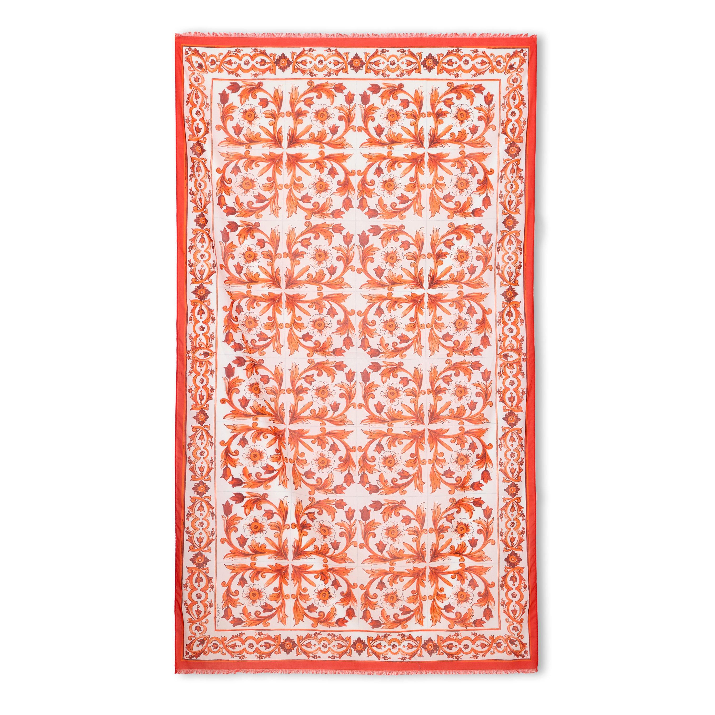 Dolce and Gabbana DG Sarong Ld63 - Maiolic 5 Ornge - Size 12 (M)