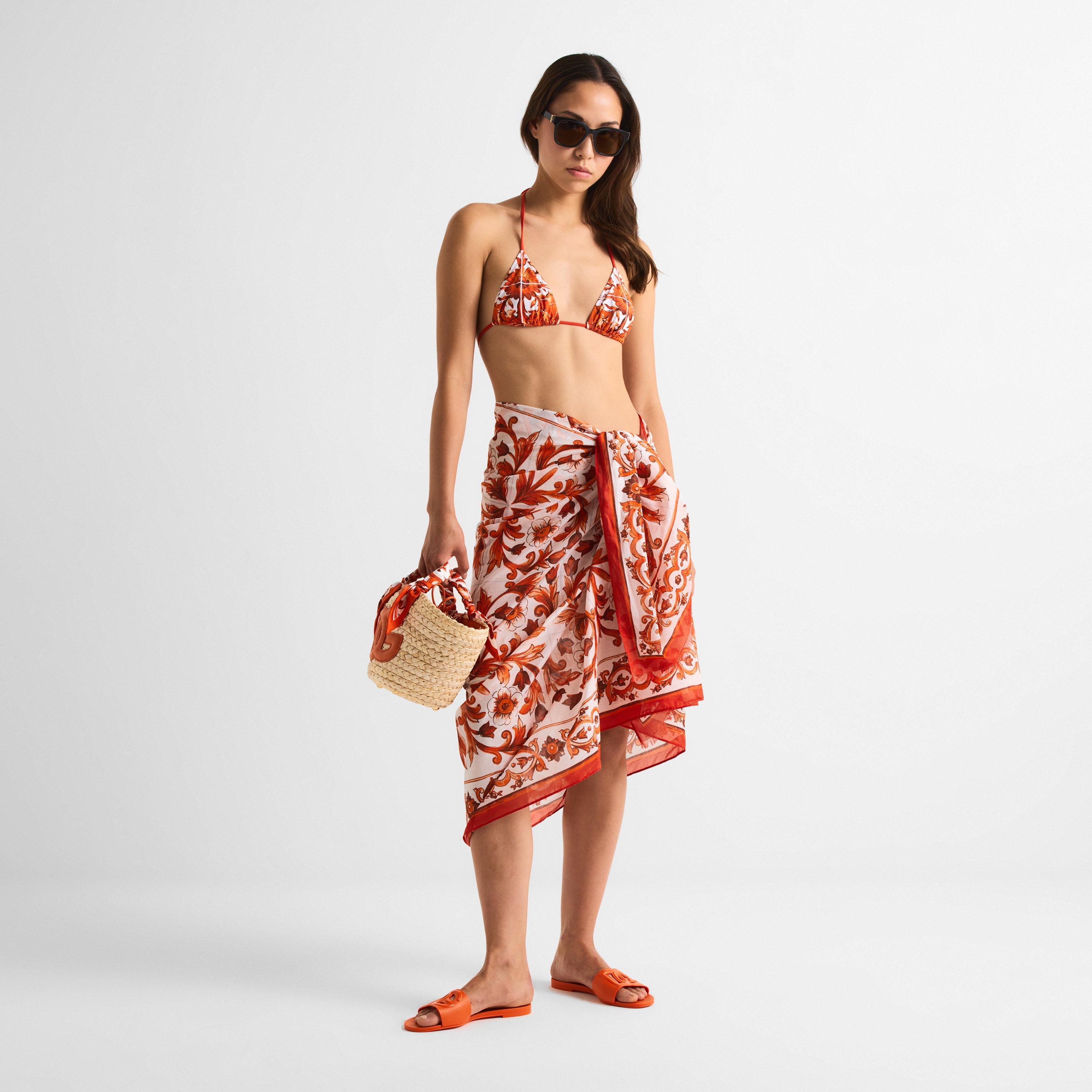 Maiolic 5 Ornge - Dolce and Gabbana - DG Sarong Ld63 - 5