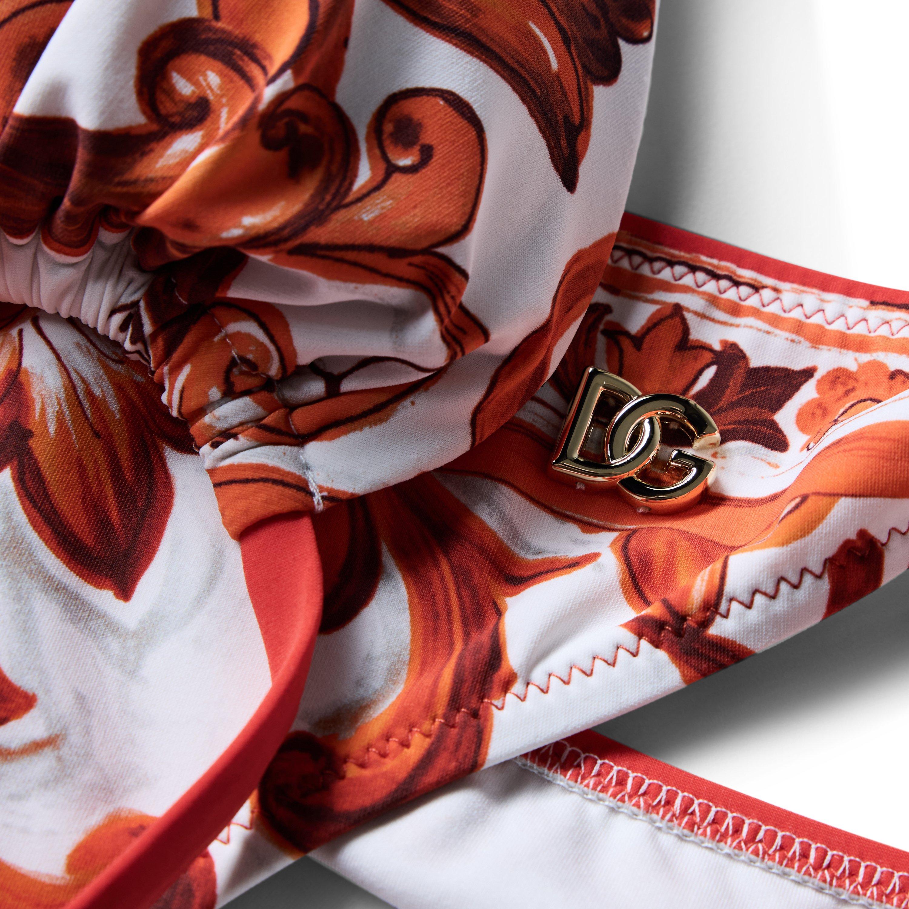 Maiolic 6 Ornge - Dolce and Gabbana - DG Halter Bikini Ld63 - 3