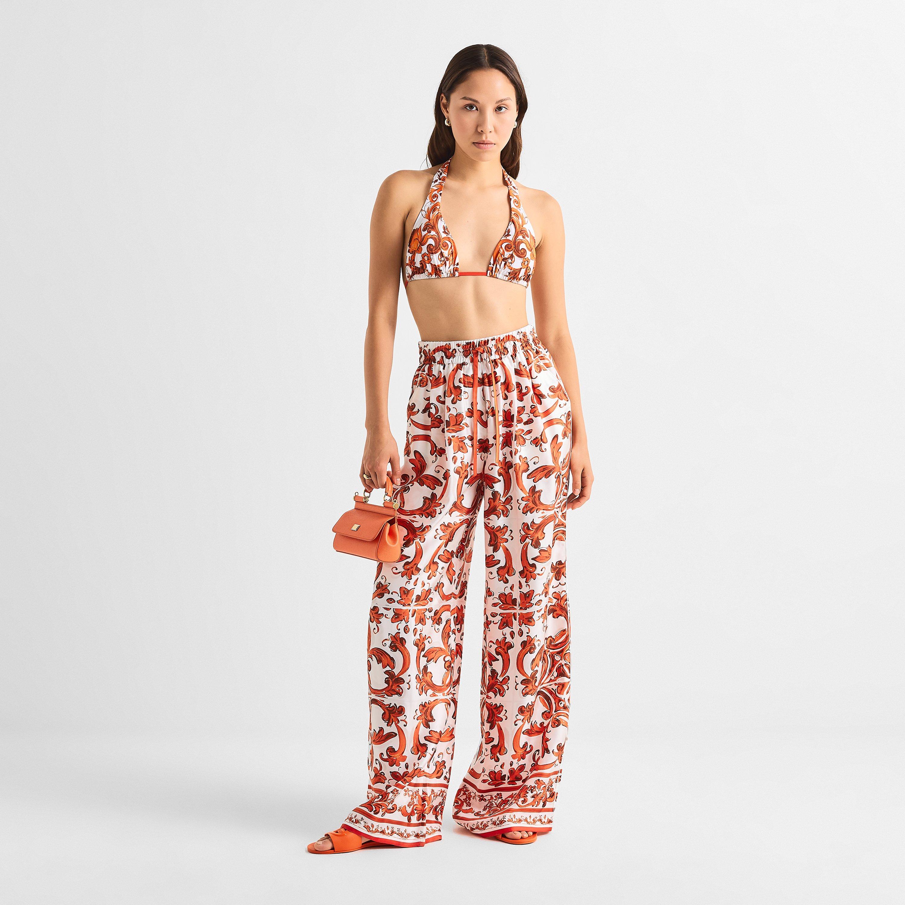 Maiolic 6 Ornge - Dolce and Gabbana - DG Halter Bikini Ld63 - 6