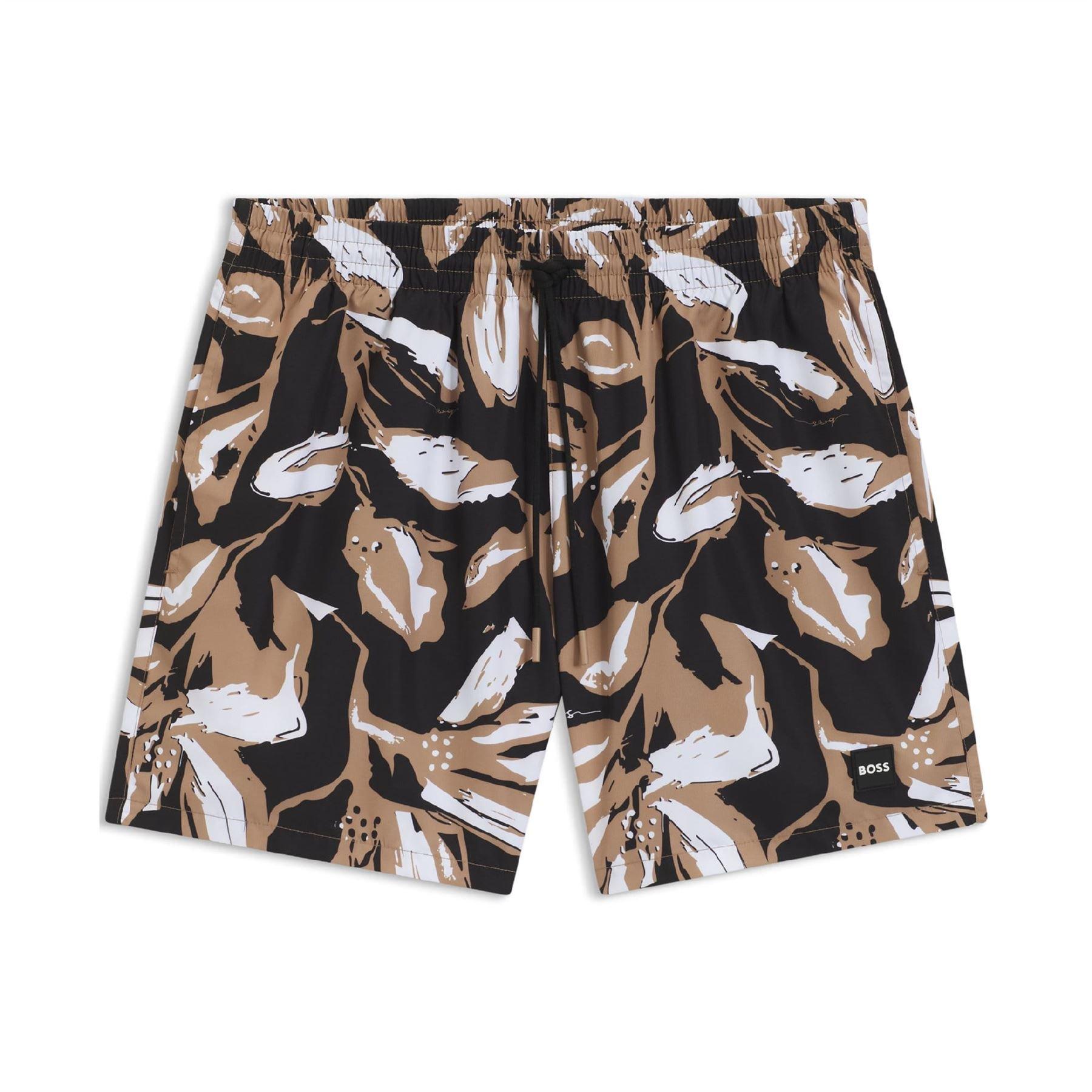 Schwarz - Boss - Boss Piranha 10257165 01 Swim Short Mens - 1