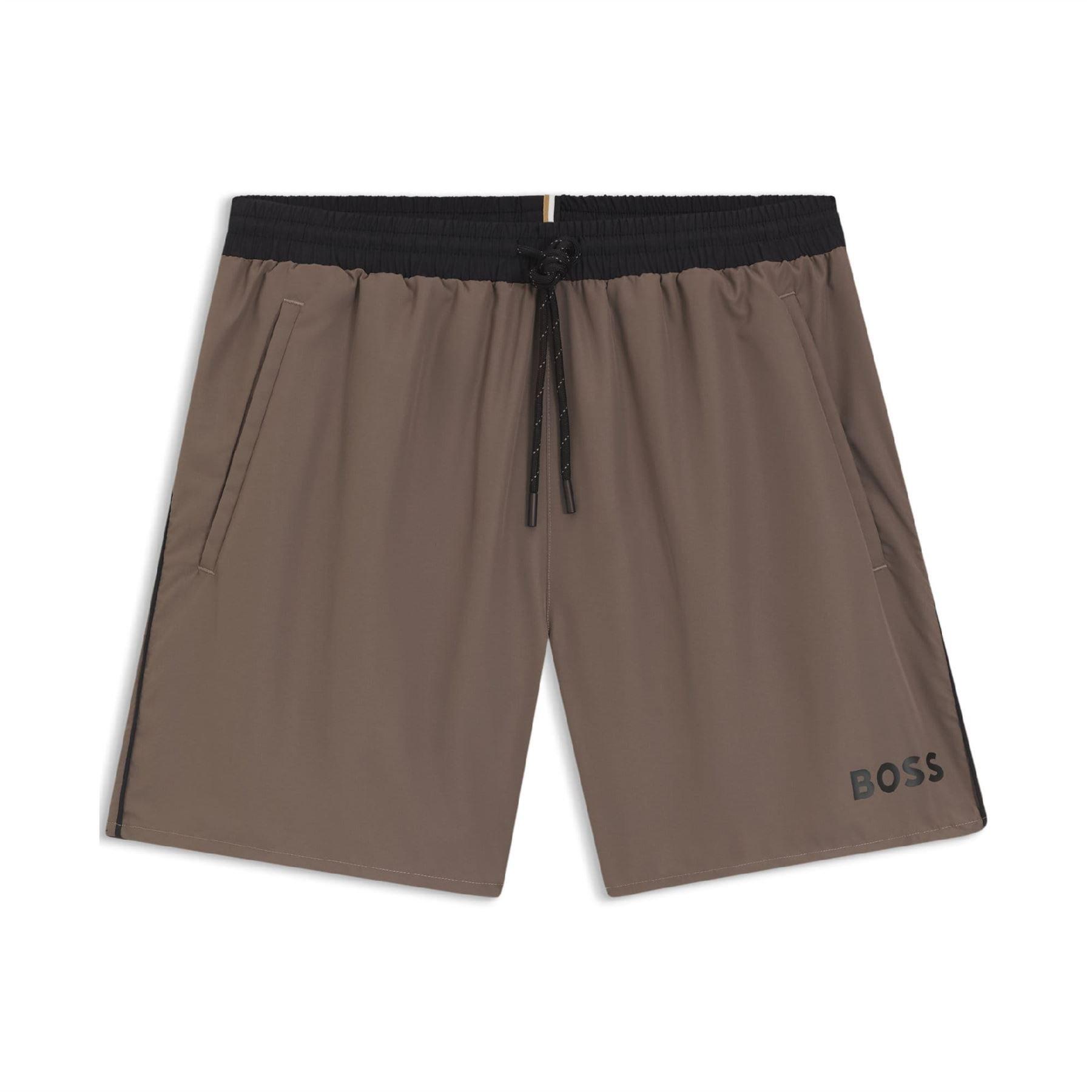 Brown - Boss - Men's Pacific Swim Shorts - 1