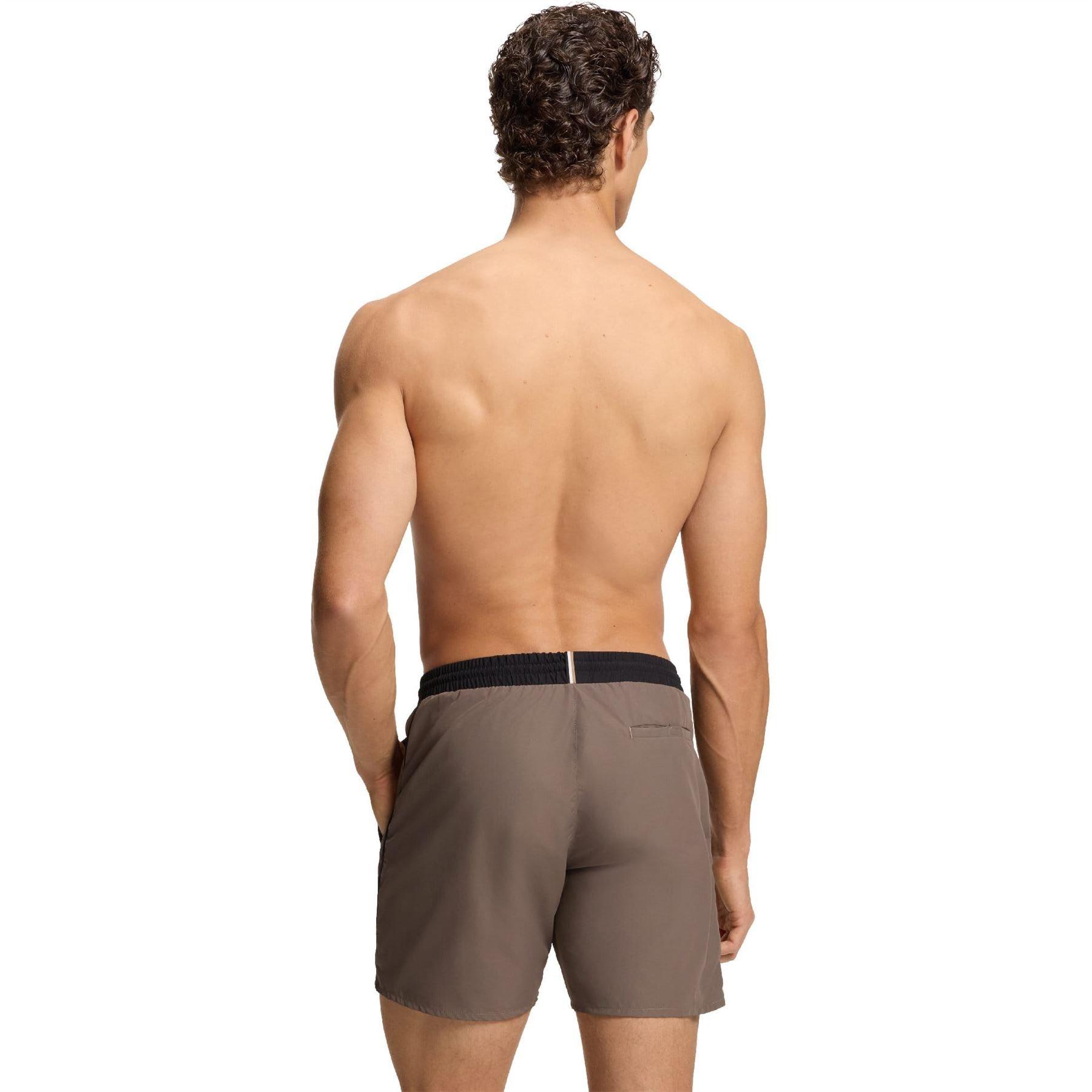 Brown - Boss - Men's Pacific Swim Shorts - 3
