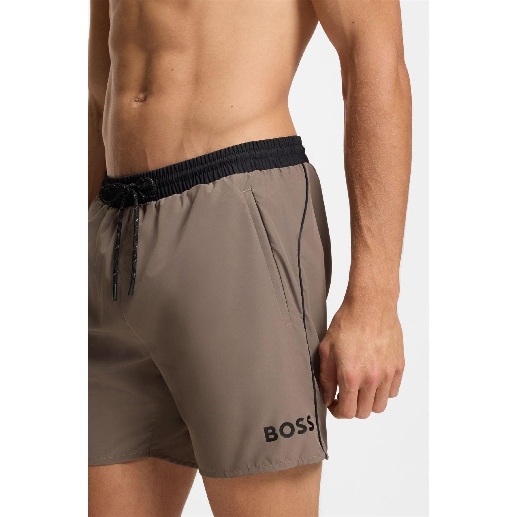 Brown - Boss - Men's Pacific Swim Shorts - 4