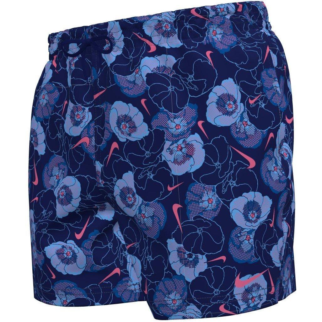 Midnight Navy - Nike - Poppy Floral Mens 5 Volley Short - 1