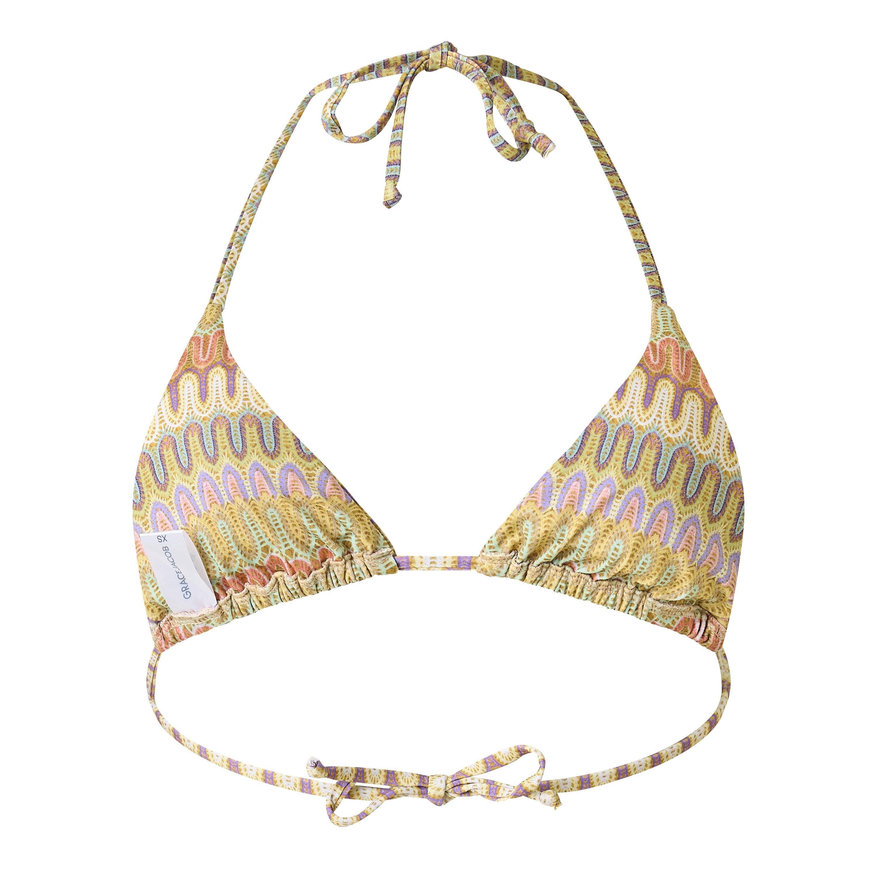 Multi - Grace Jacob - Women's Gia Triangle Bikini Top - 2