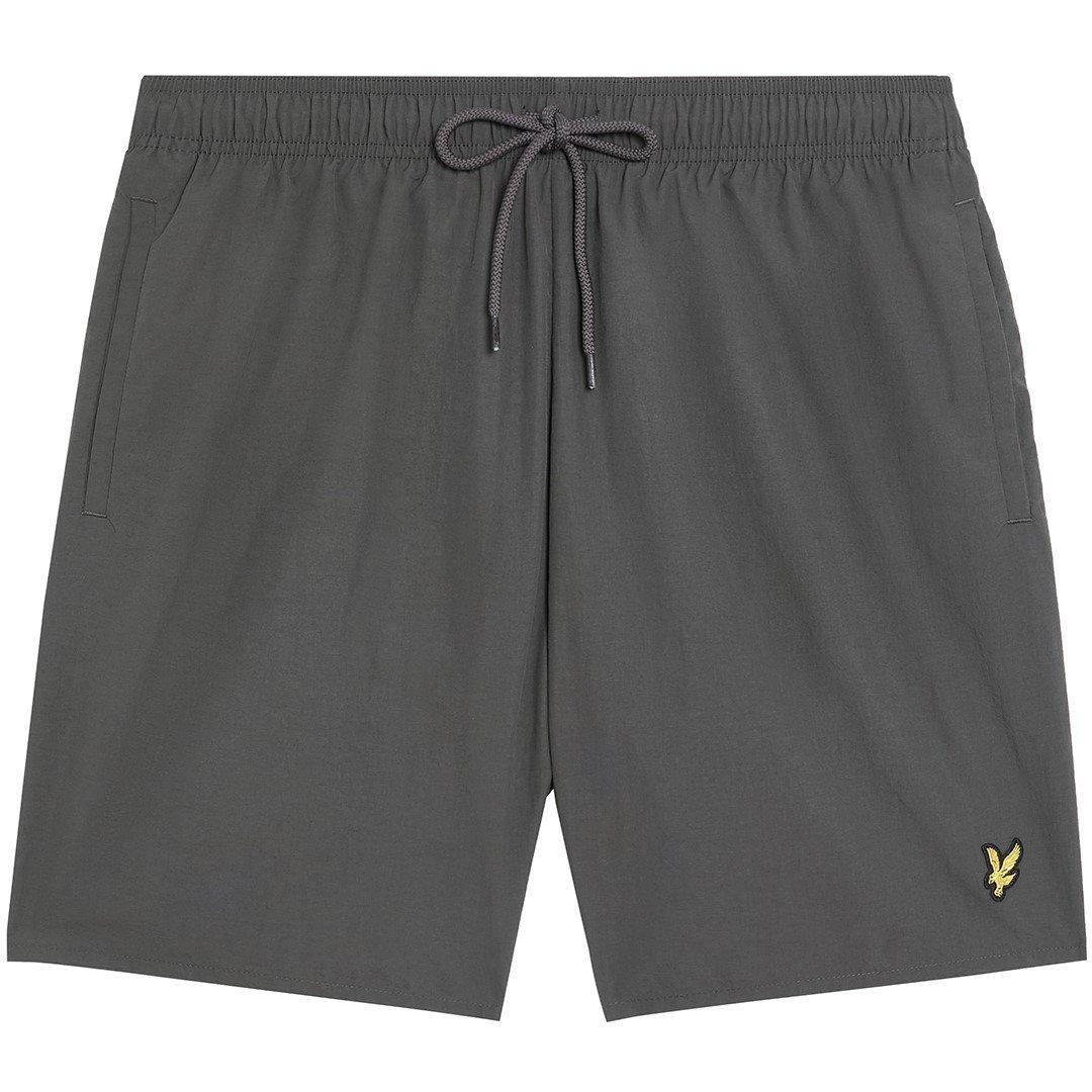 Lyle And Scott Men's Plain Swim Shorts - Gunmetal - S