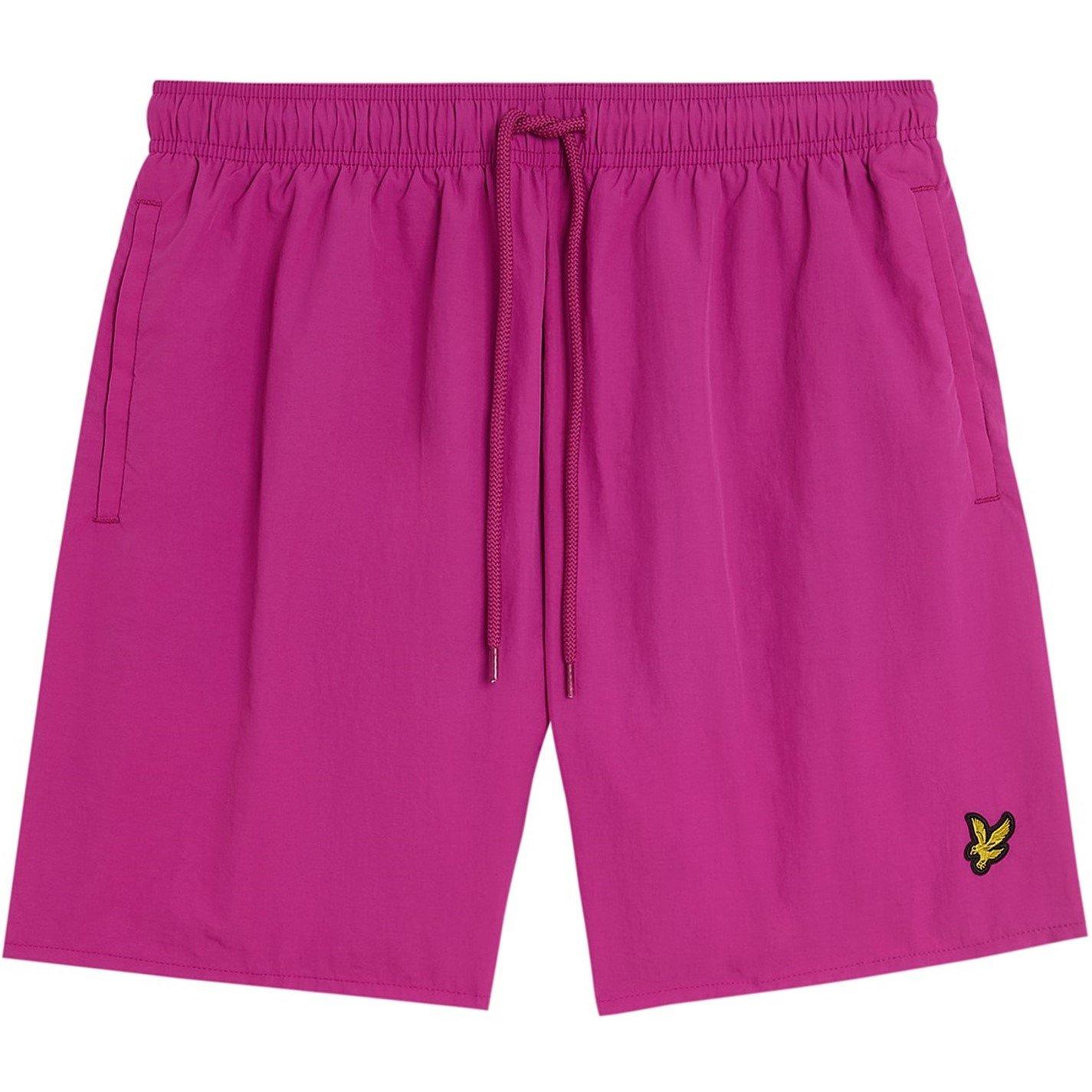 Lyle And Scott Men's Plain Swim Shorts - Fuscia - XL