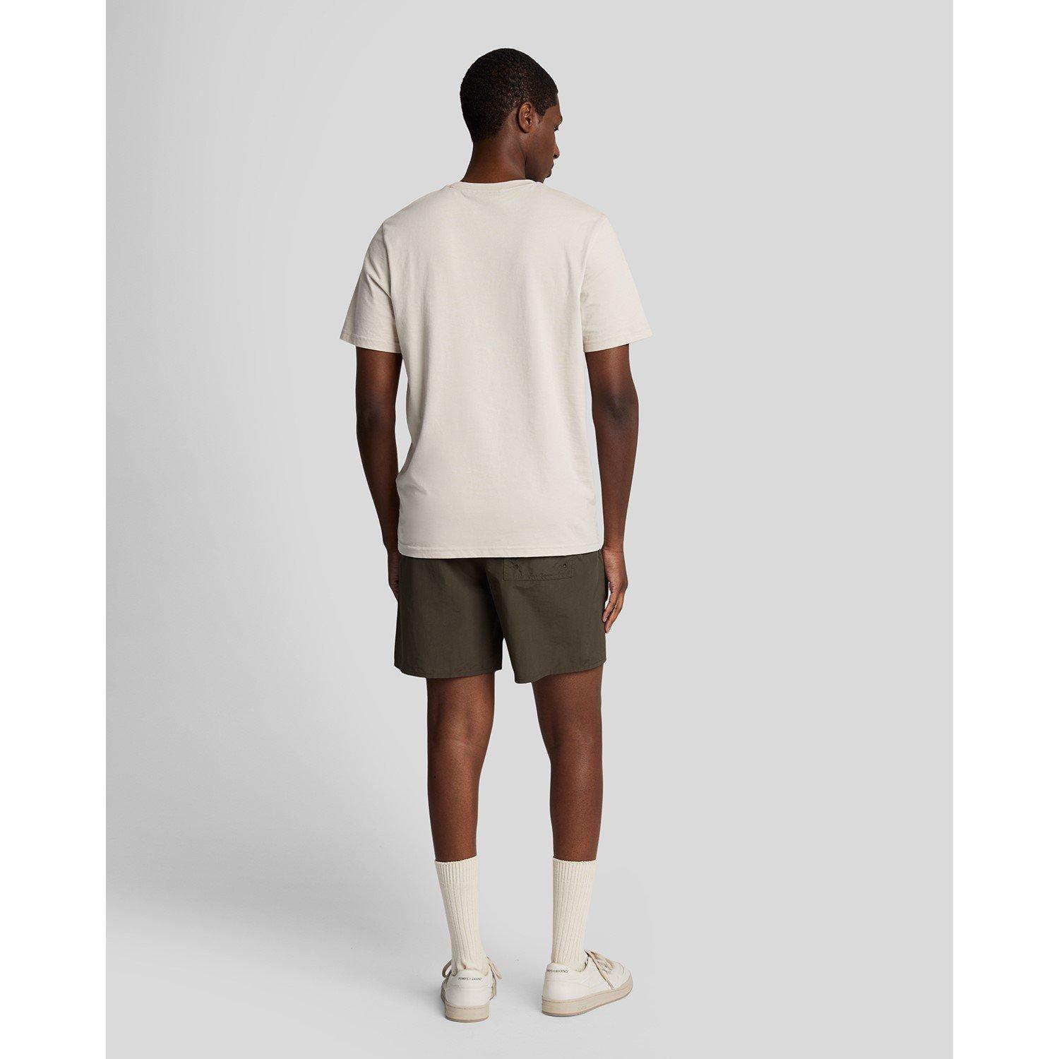 Olive W485 - Lyle and Scott - Men's Plain Swim Shorts - 3