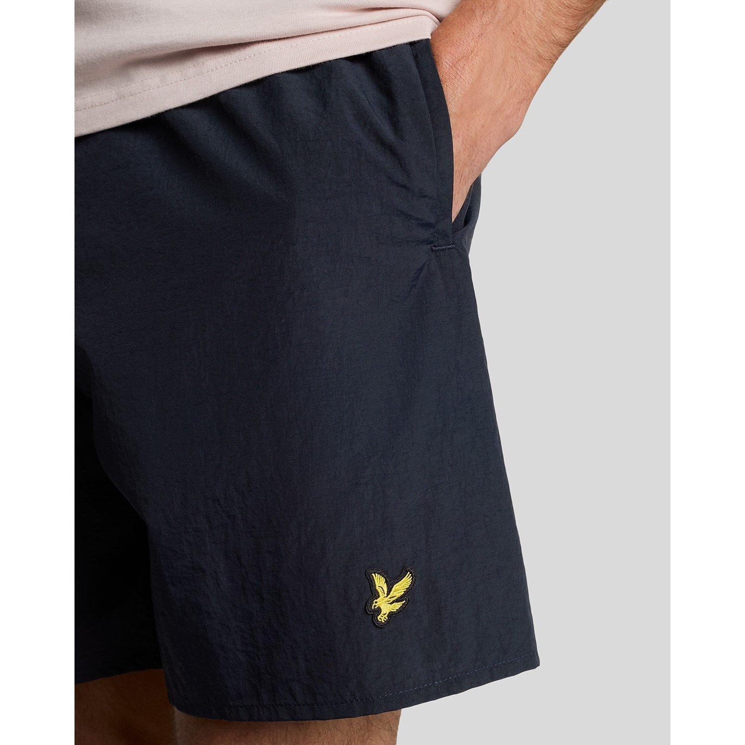  Dark Navy - Lyle and Scott - Men's Plain Swim Shorts - 4