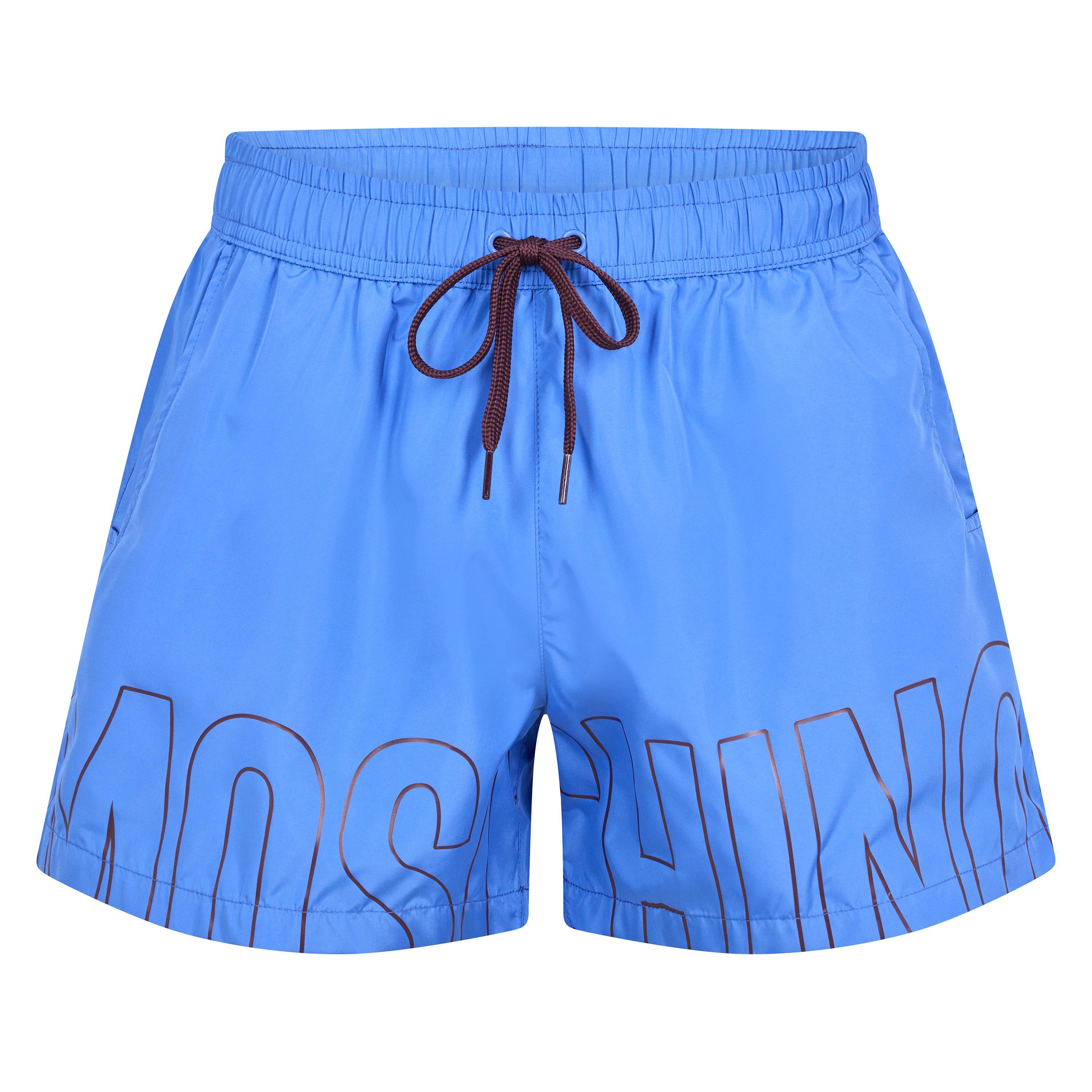 Light Blue - Moschino - Men's Swim Shorts - 1