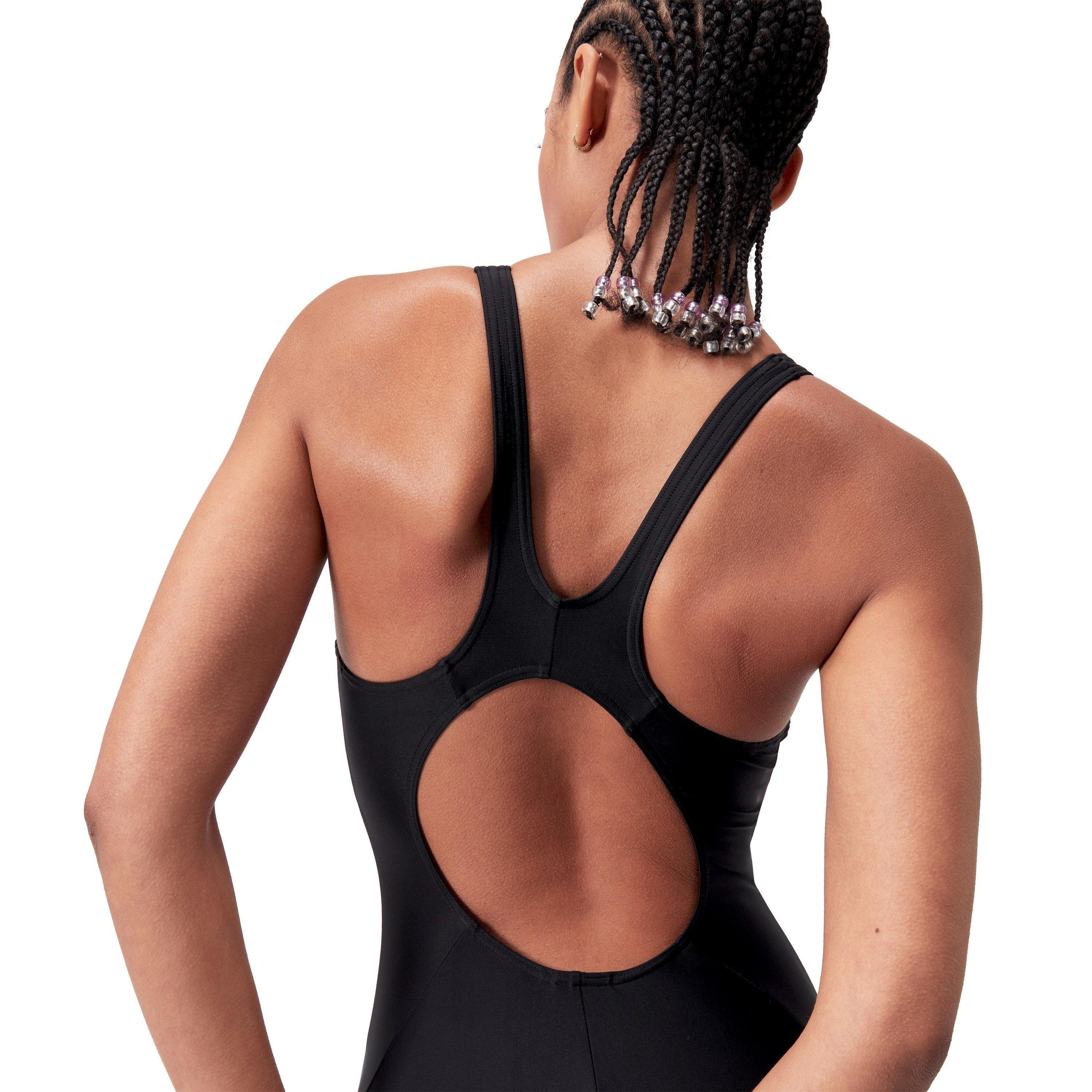 Noir/Rose - Speedo - Muscleback Swimsuit Womens - 6
