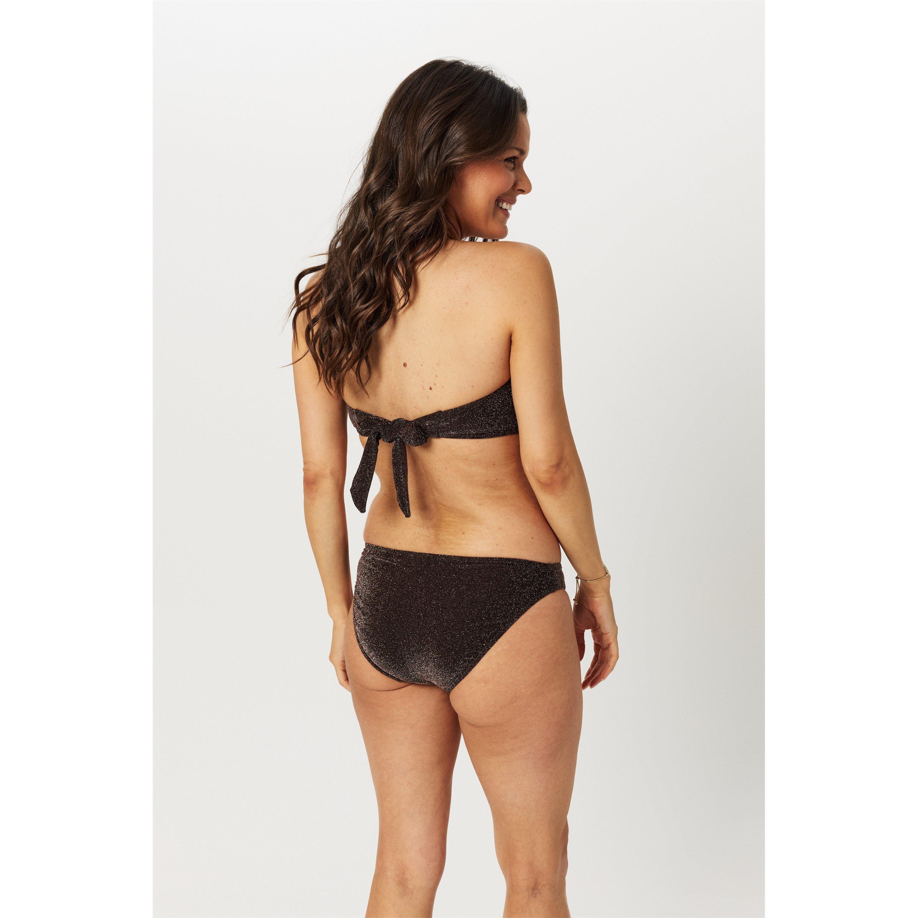 Chocolade - Biba - Women's Glitter Bandeau Bikini - 4