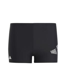 adidas 3 Bar Logo Swim Boxer Childs