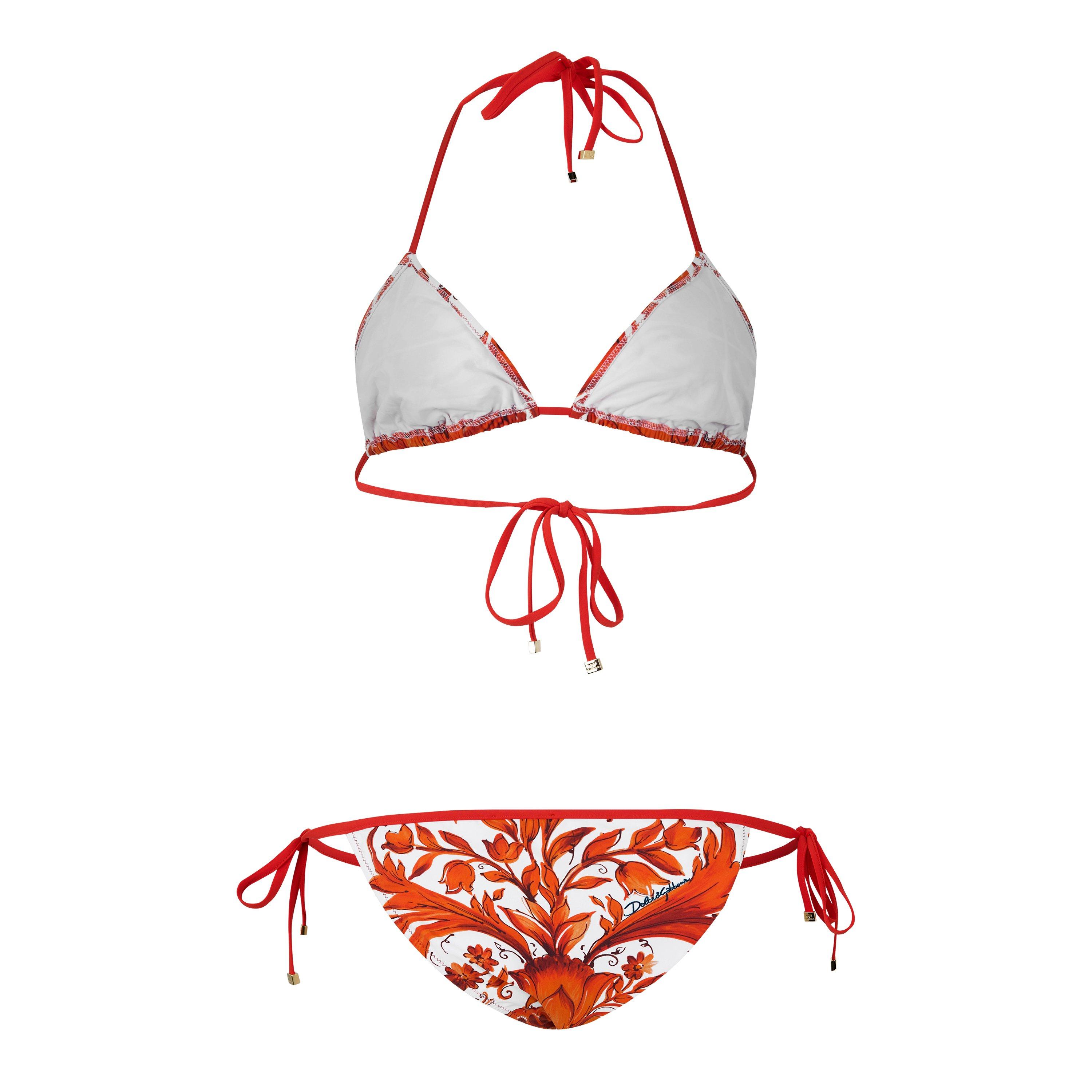 Maiolic 7 Ornge - Dolce and Gabbana - DG Triangle Bikini Ld63 - 2