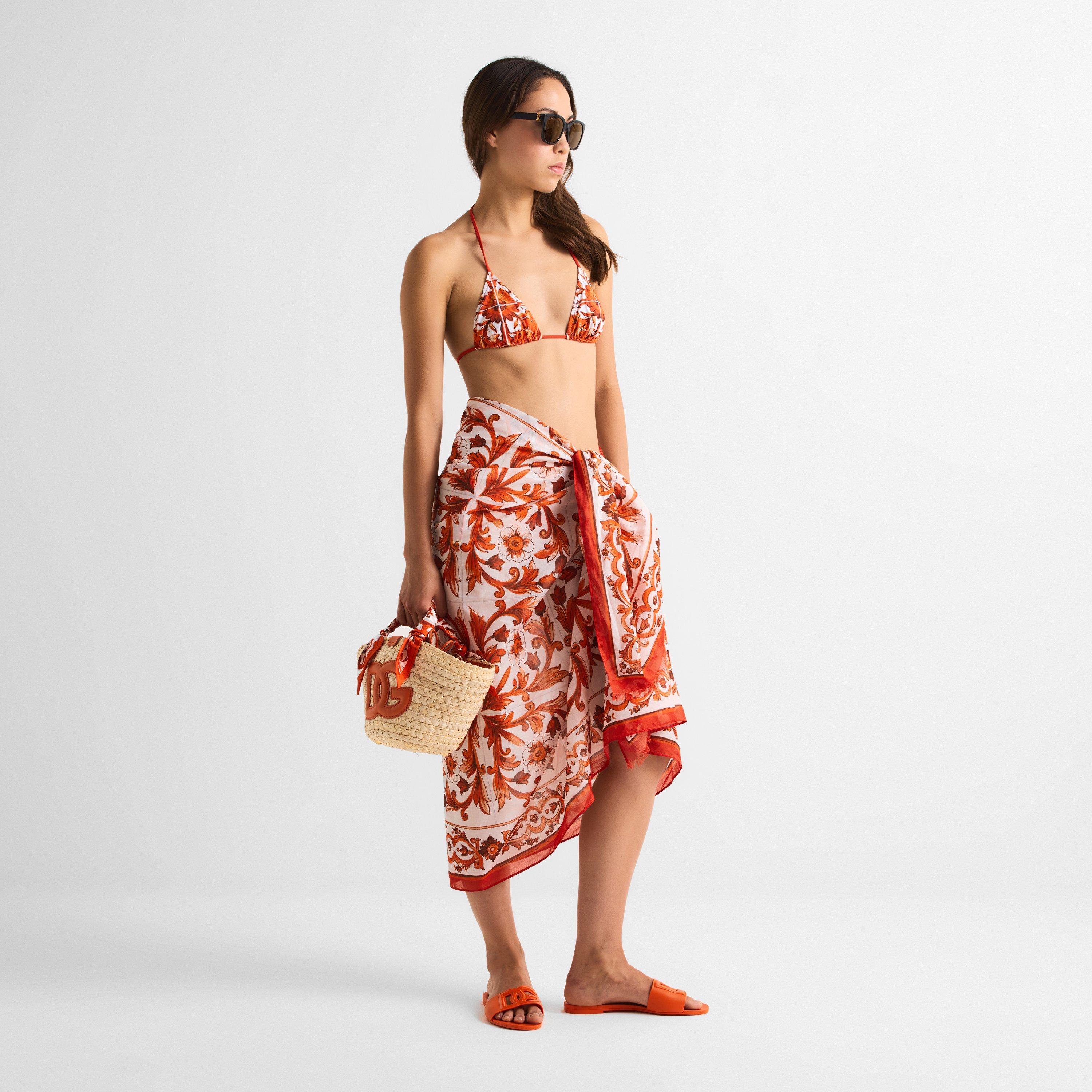 Maiolic 7 Ornge - Dolce and Gabbana - DG Triangle Bikini Ld63 - 5