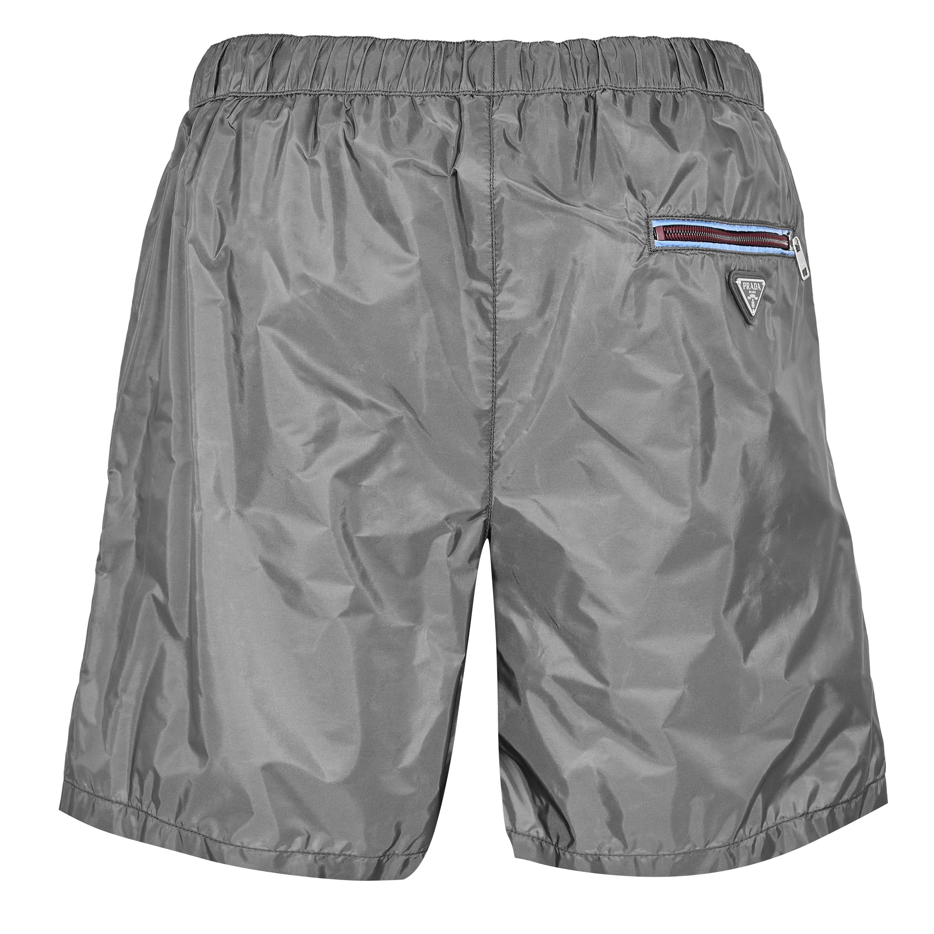 Grey/Red - Prada - Prada Zip Swim Sn62 - 2