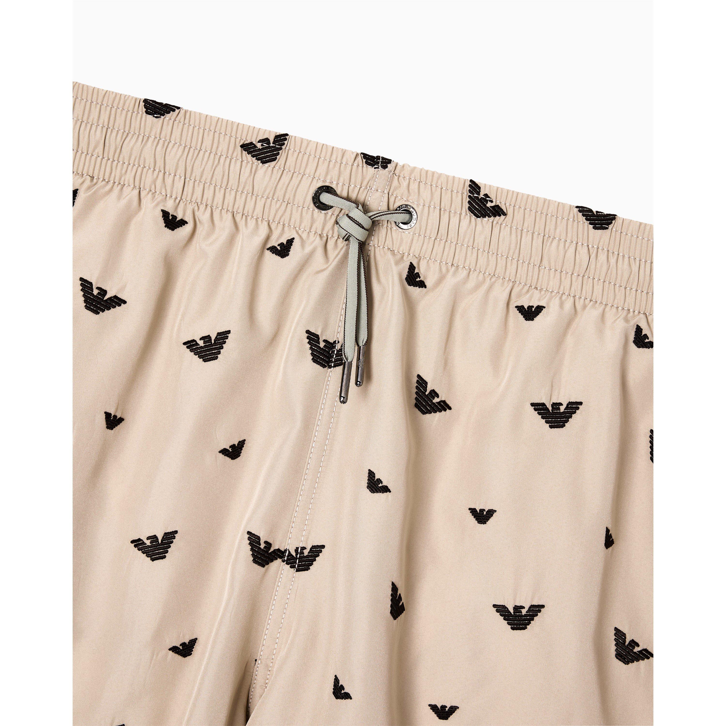 Beige - Emporio Armani - BOXER BEACHWEAR - 4