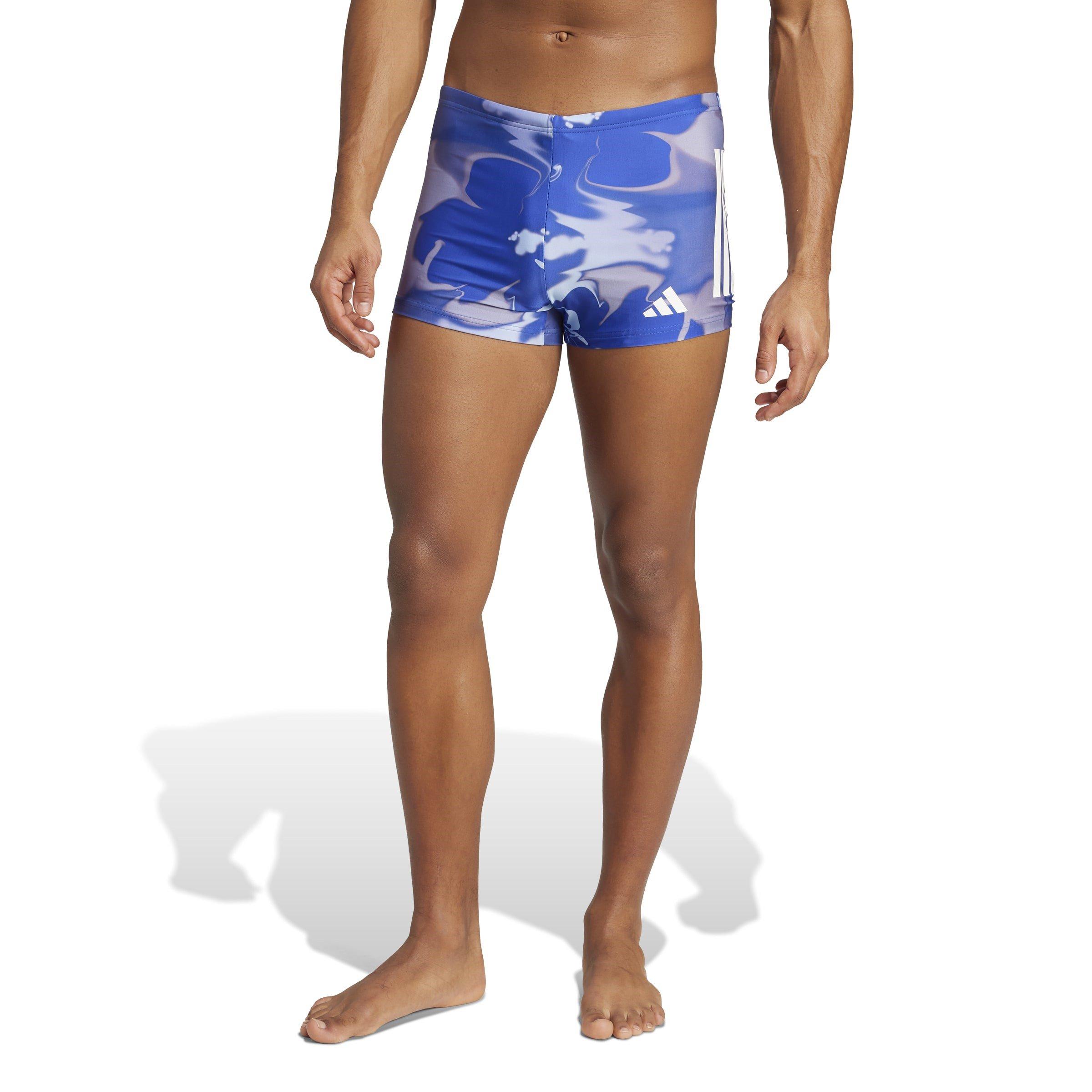 Lucid Blue - adidas - Graphic Swim Boxers Mens - 2