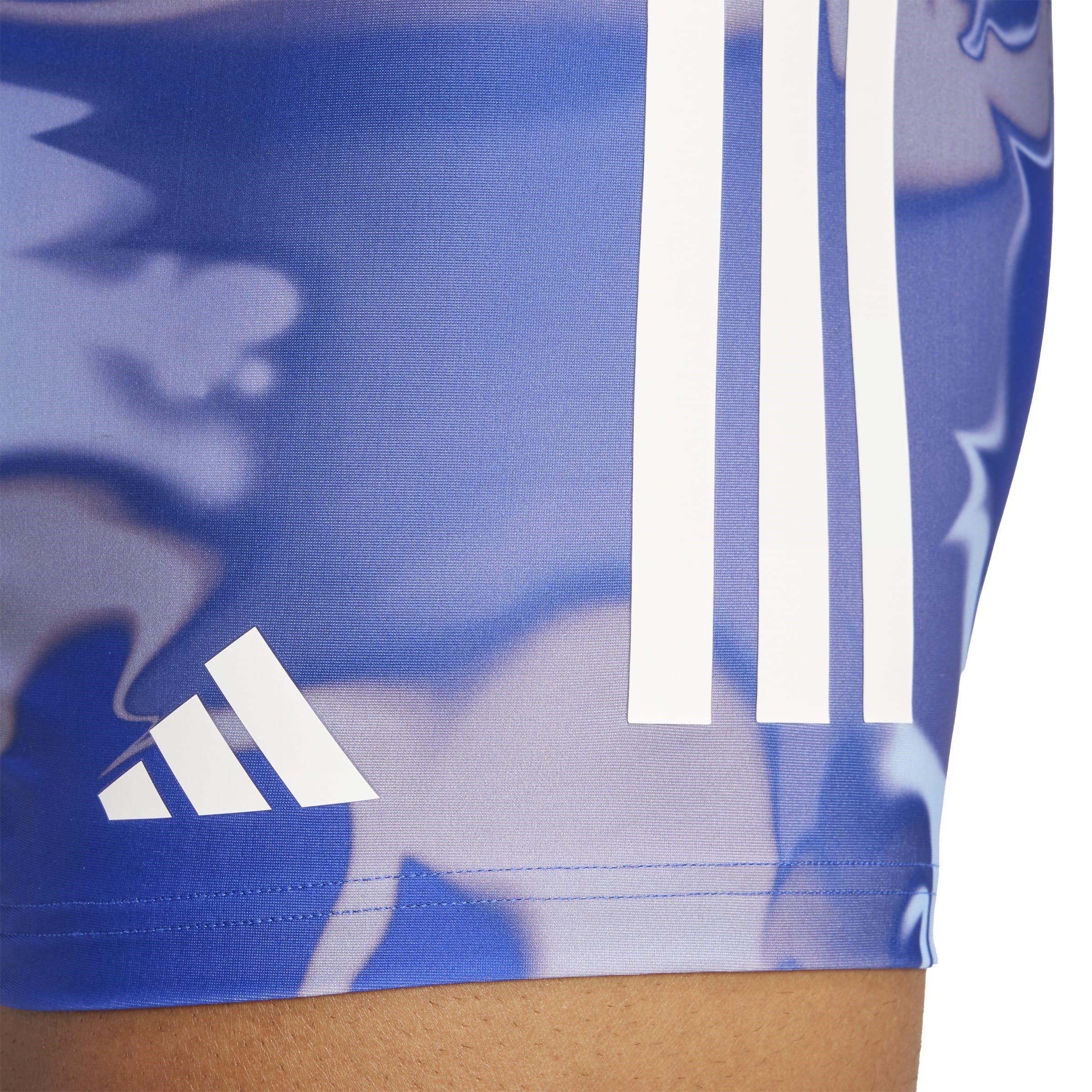 Lucid Blue - adidas - Graphic Swim Boxers Mens - 6