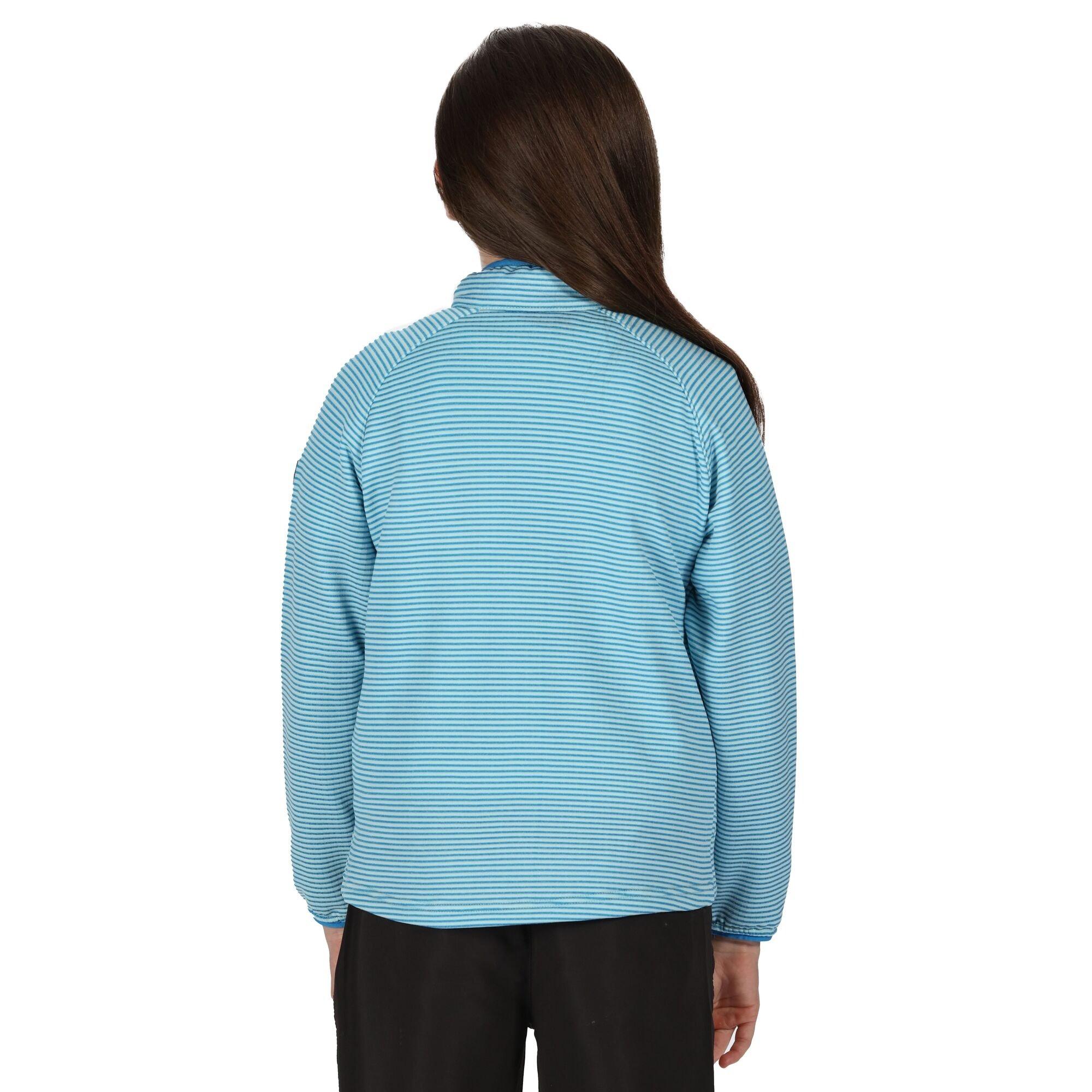 Nautical Blu - Regatta - Unisex Kids Highton Lite Water Resistant Long Sleeve Softshell Jacket - 4