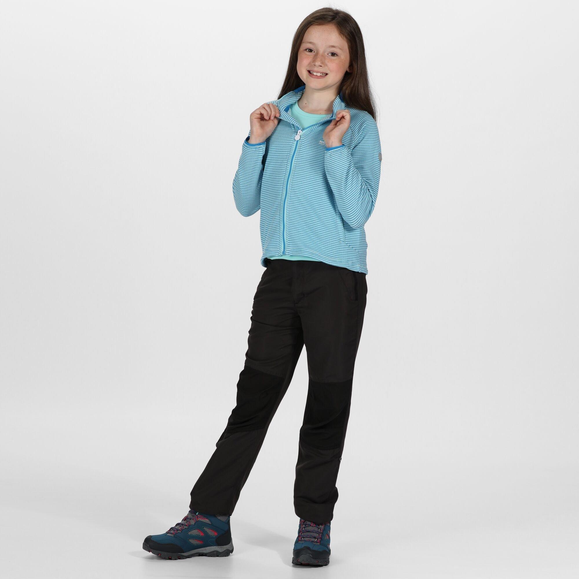 Nautical Blu - Regatta - Unisex Kids Highton Lite Water Resistant Long Sleeve Softshell Jacket - 8
