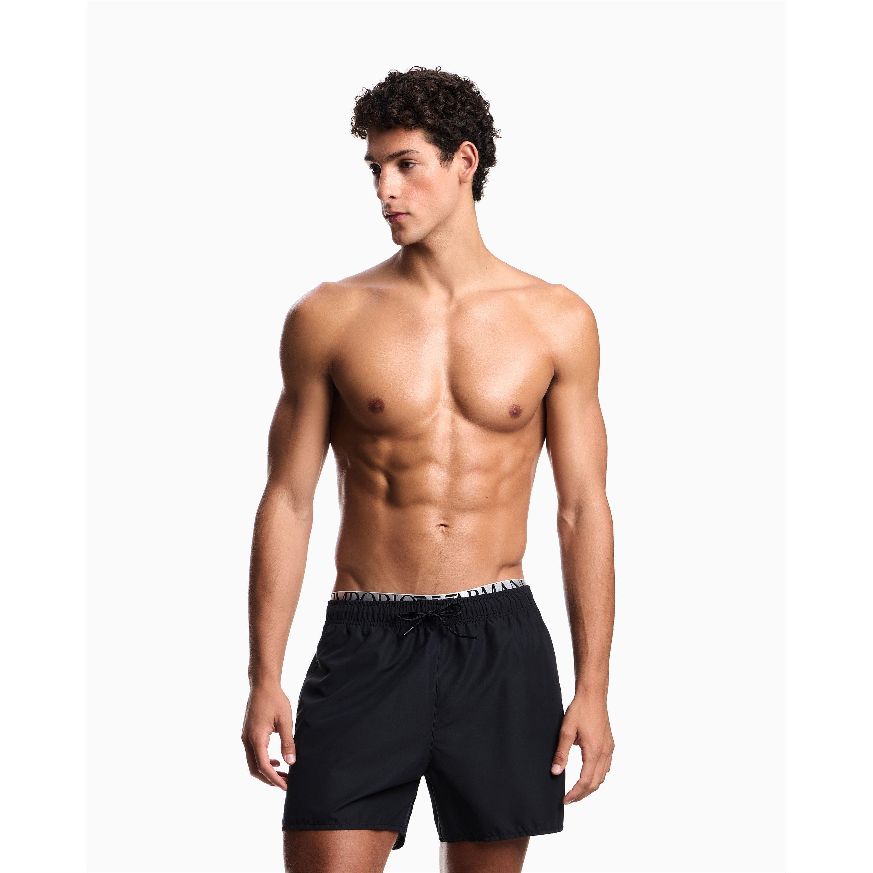 Black - Emporio Armani - BOXER BEACHWEAR - 2