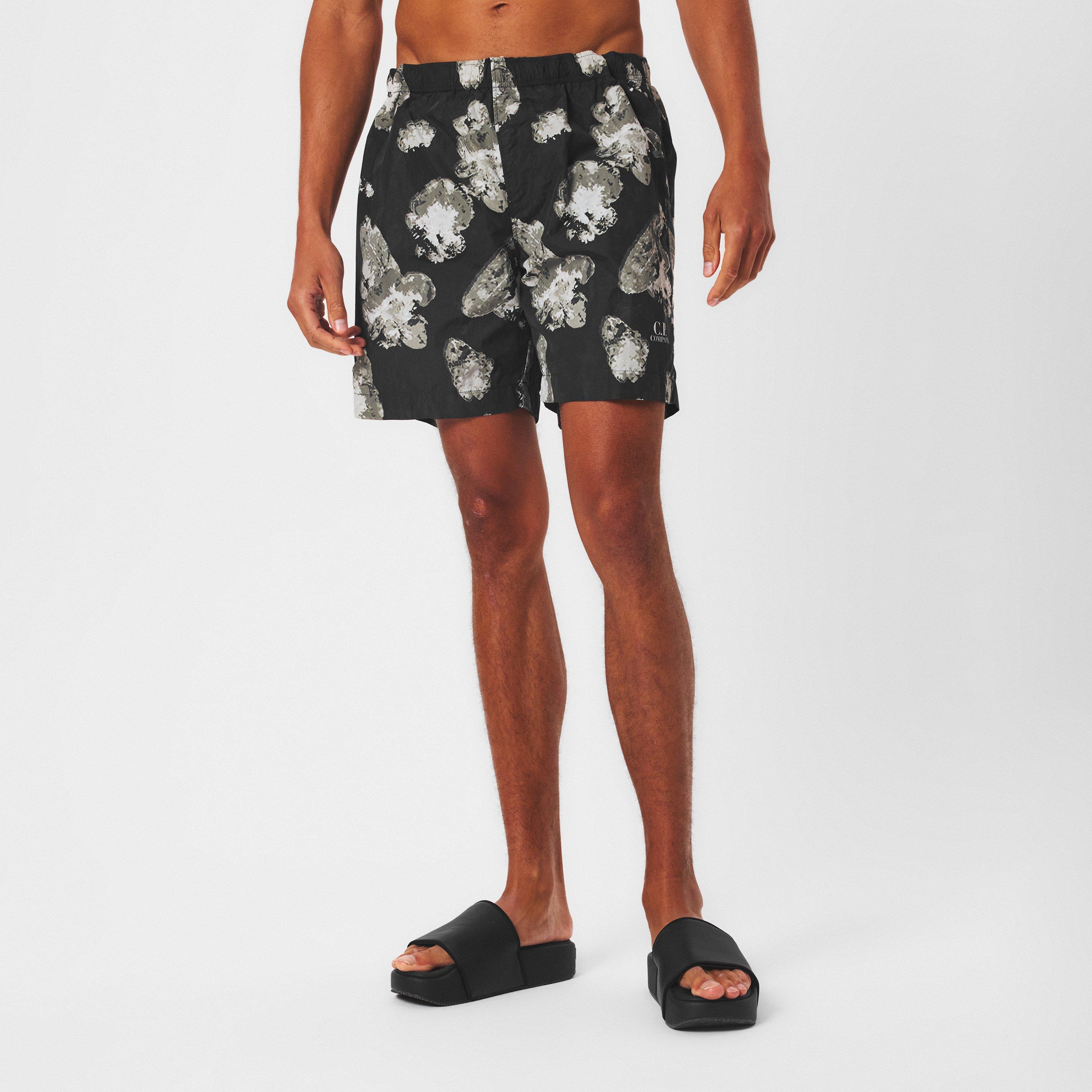 Black 999 - CP Company - Men's Beachwear Swim Shorts - 3