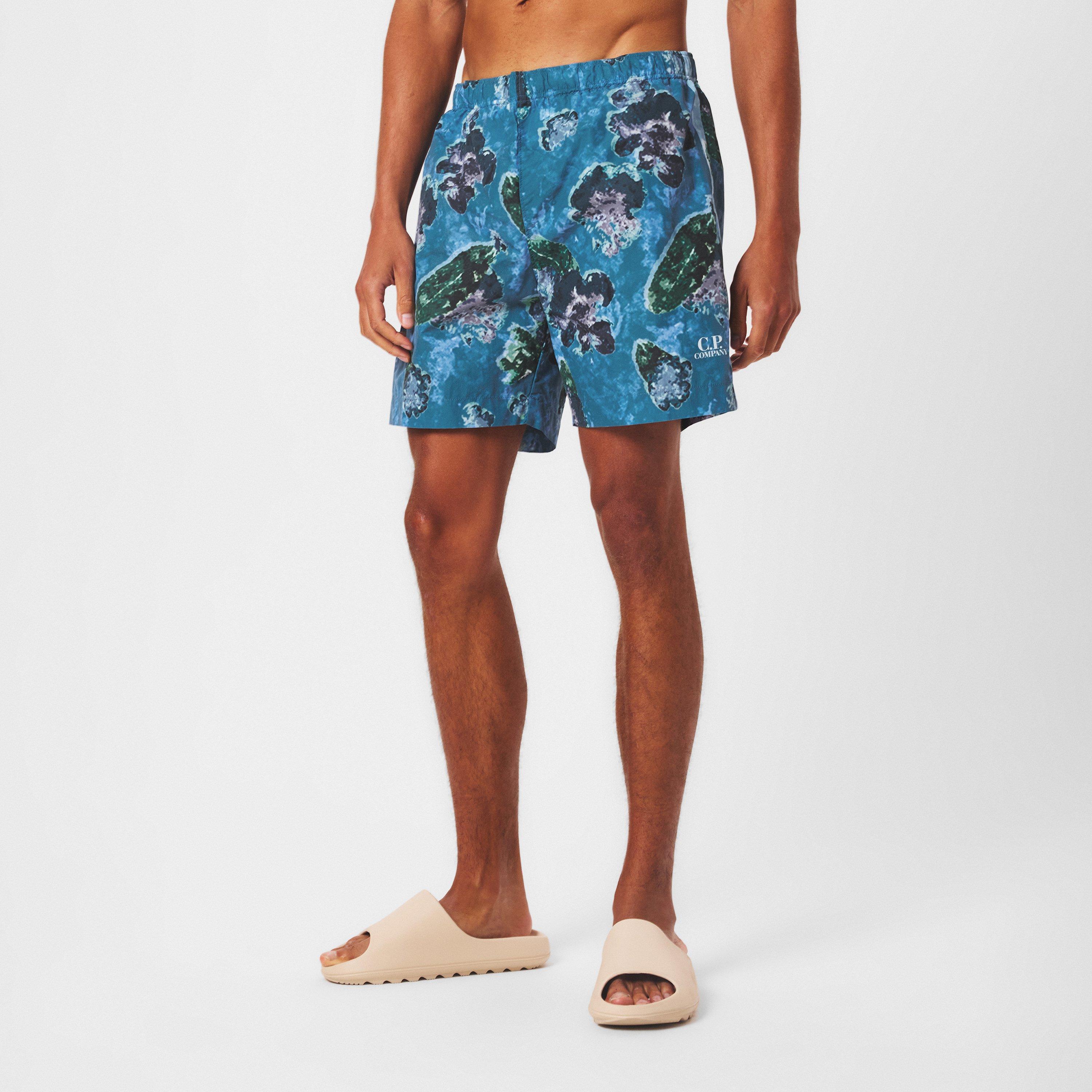 Surf Blue 877 - CP Company - Men's Beachwear Swim Shorts - 3