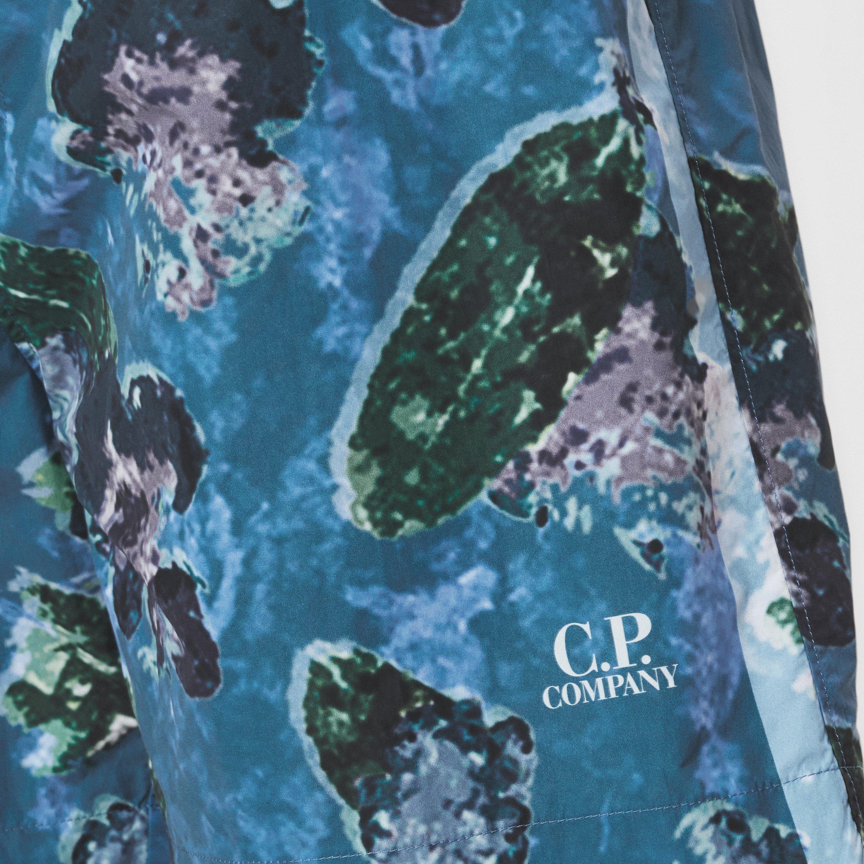 Surf Blue 877 - CP Company - Men's Beachwear Swim Shorts - 5