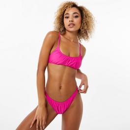 Jack Wills Ruched Crinkle Bikini Top