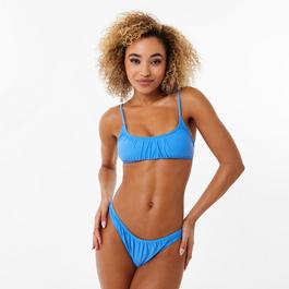 Jack Wills Ruched Crinkle Bikini Top