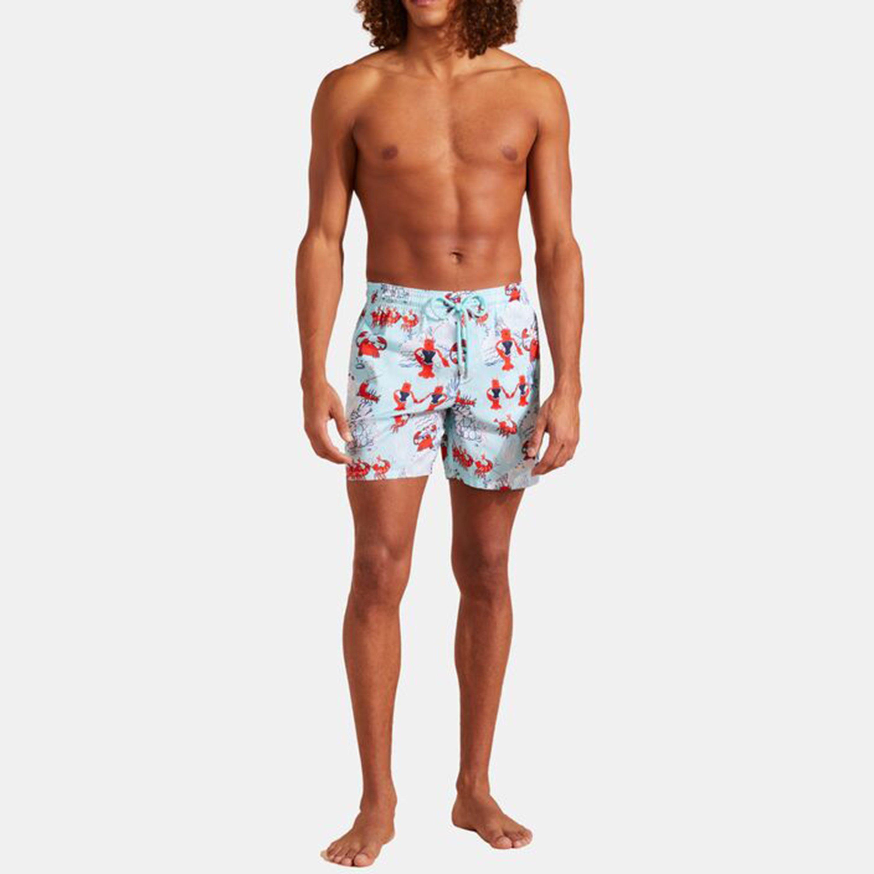 Thalassa/Multi - Vilebrequin - Men's Crab Print Swim Shorts - 1