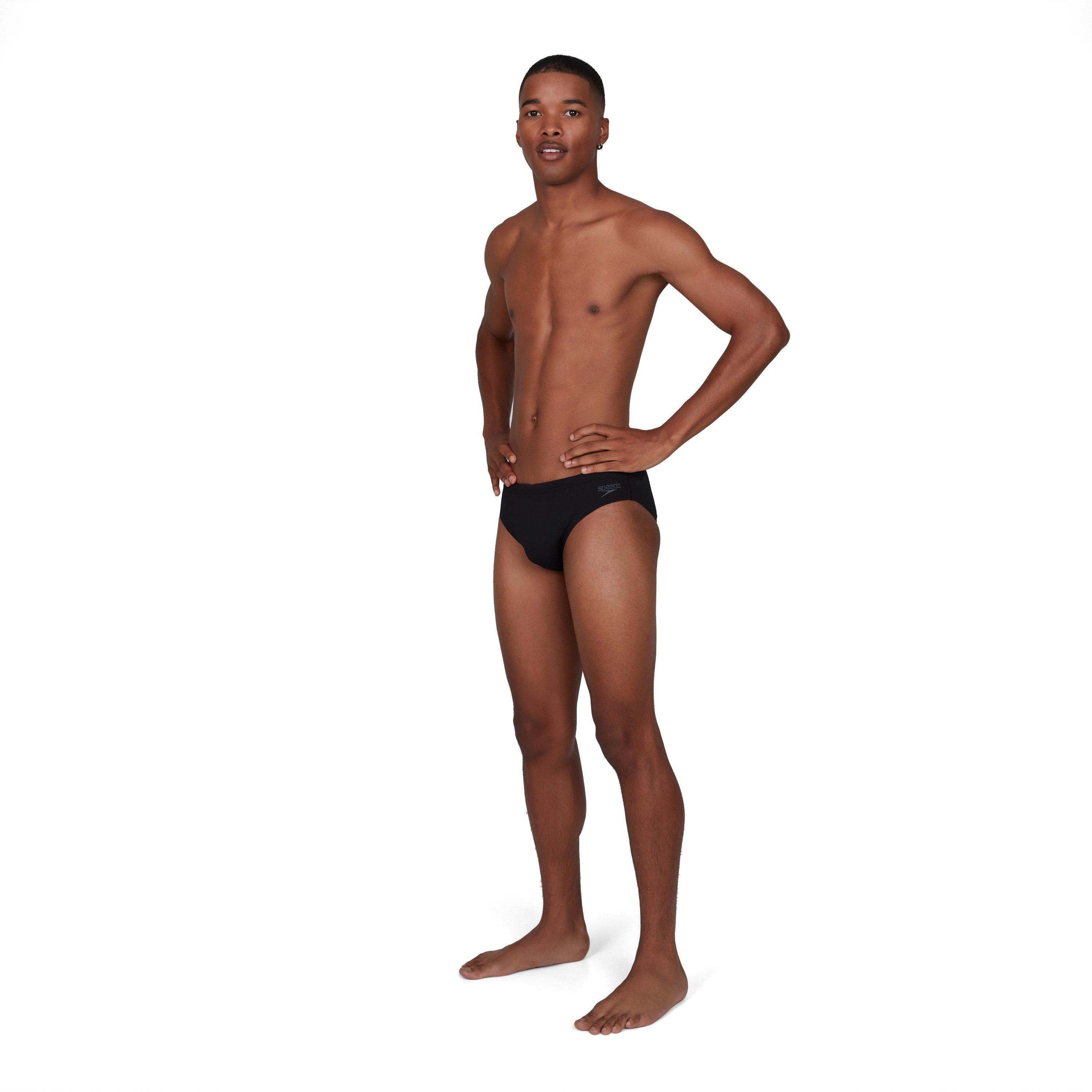 Zwart - Speedo - Essentials Endurance + 7cm Brief Black Mens - 3