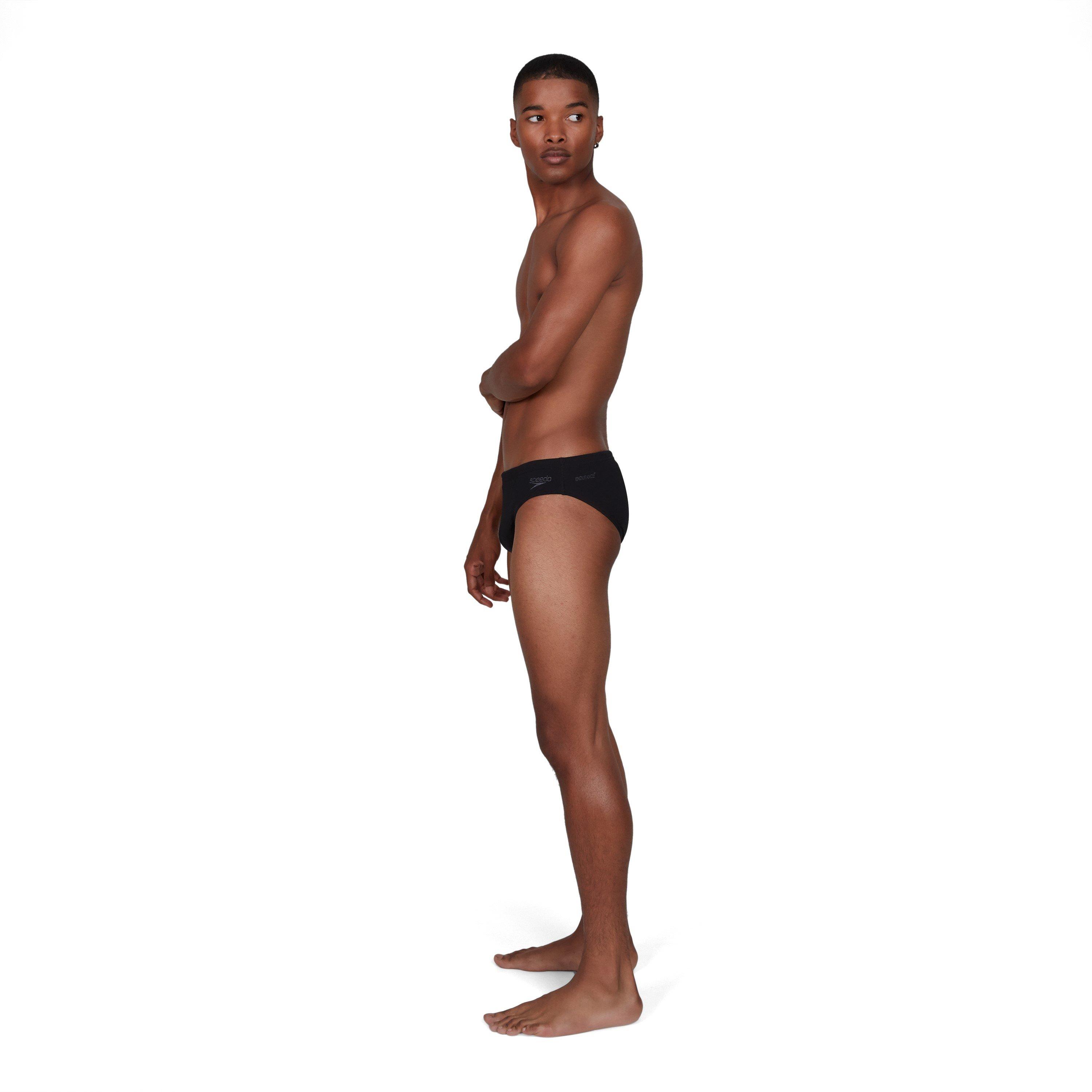 Zwart - Speedo - Essentials Endurance + 7cm Brief Black Mens - 4