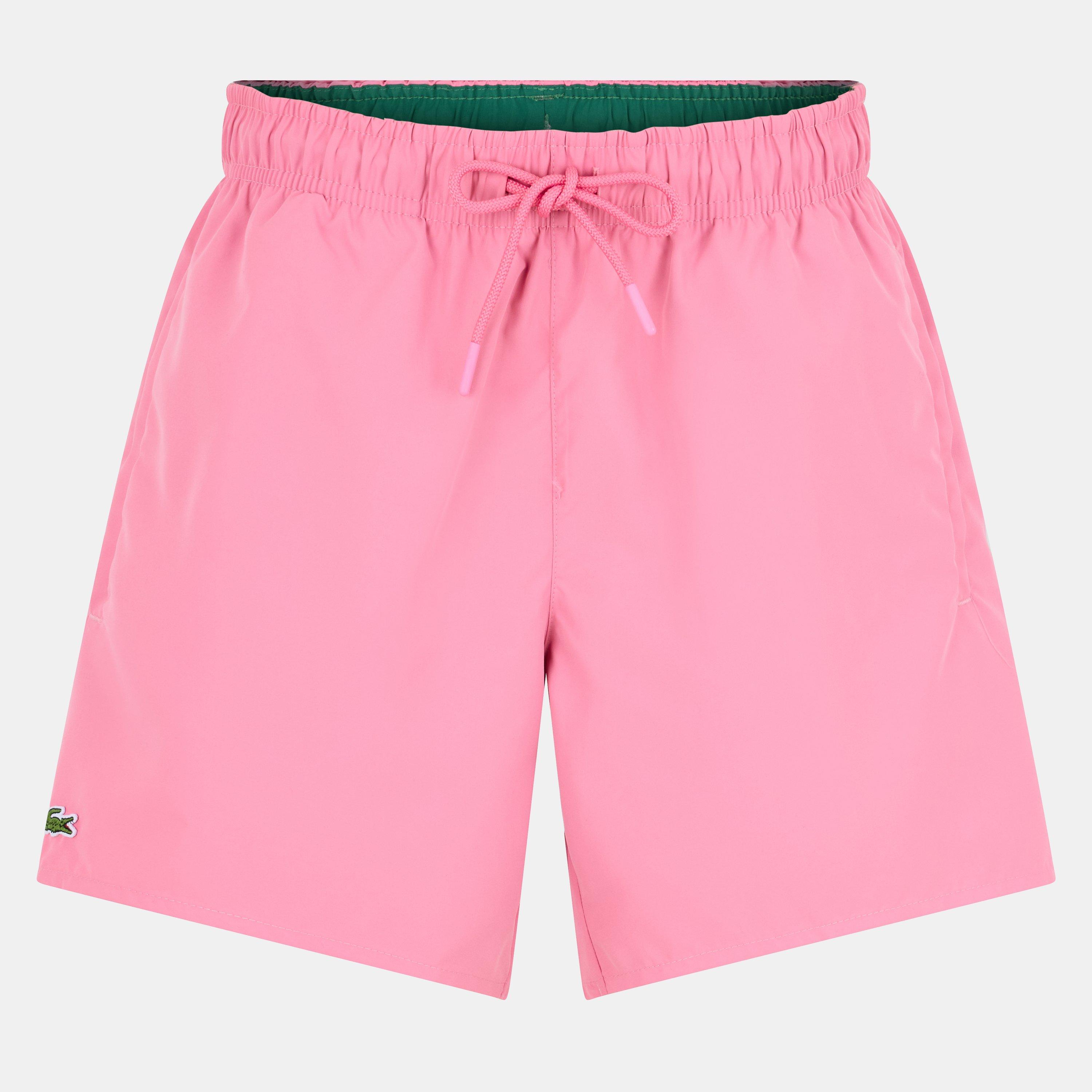 Rosa/Verde - Lacoste - Men's Logo Swim Shorts - 1