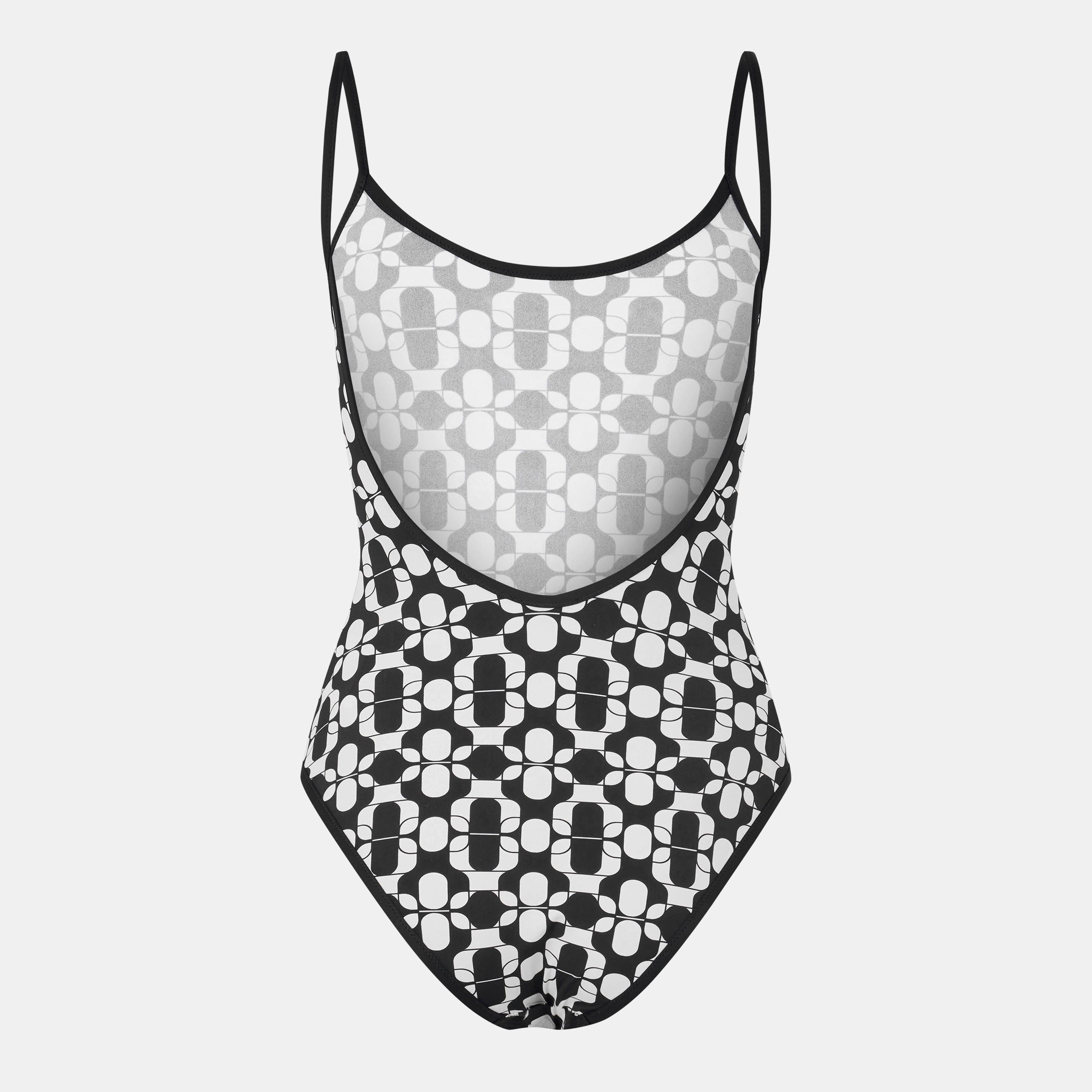 White F09 - Moncler - Women's One Piece Swimsuit - 2