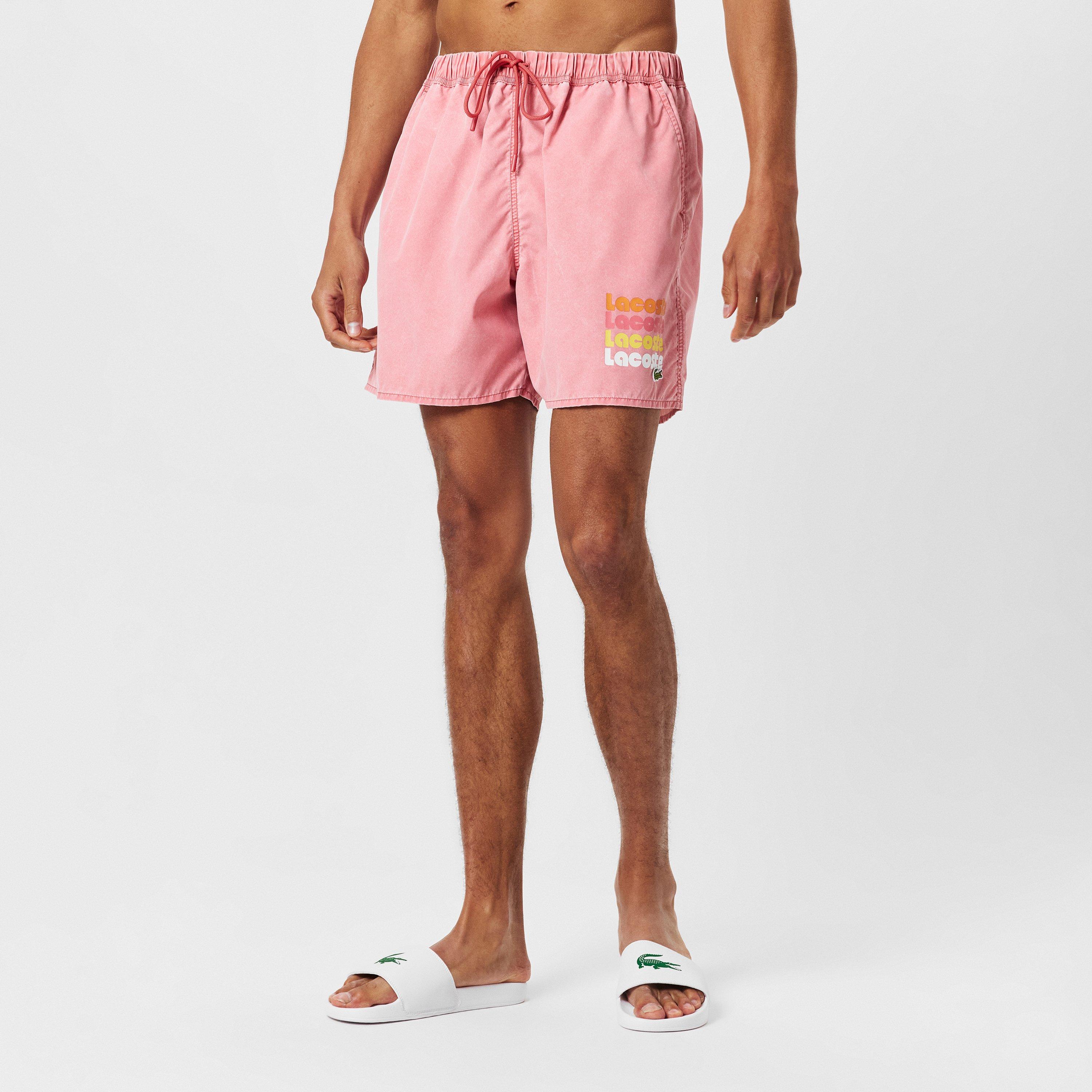 Sierra Red - Lacoste - Men's Ombre Swim Shorts - 3