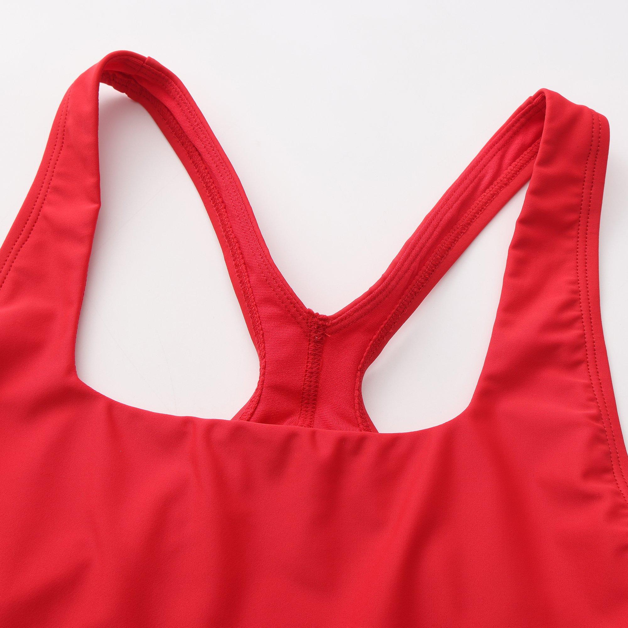 Red - Slazenger - Square Neck Suit Womens - 4